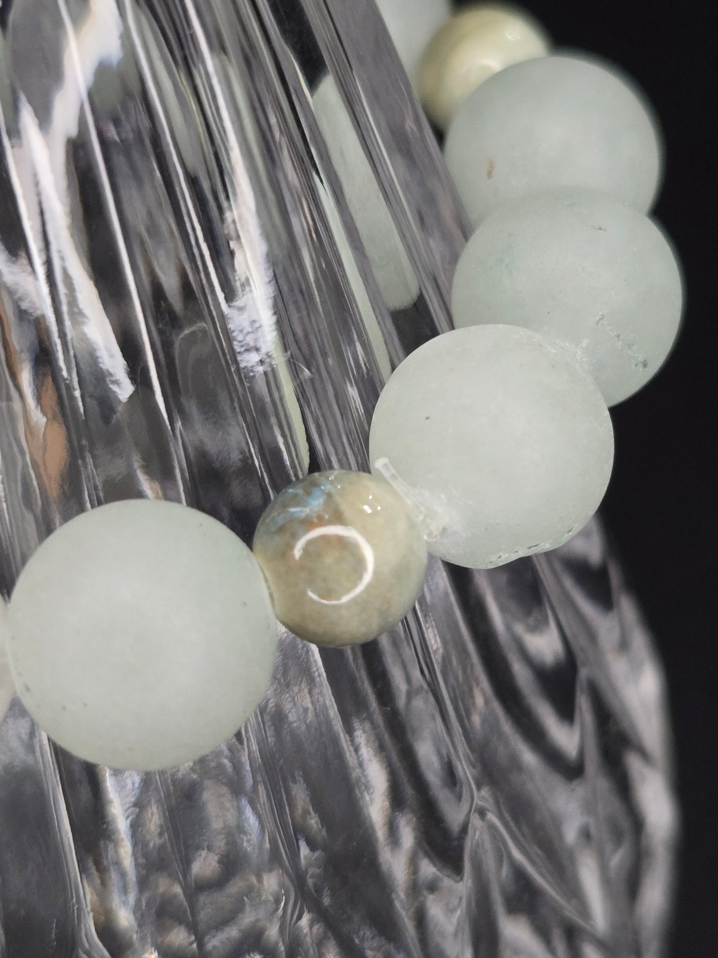 Frosted Sage Bracelet – Matte Amazonite & Jasper