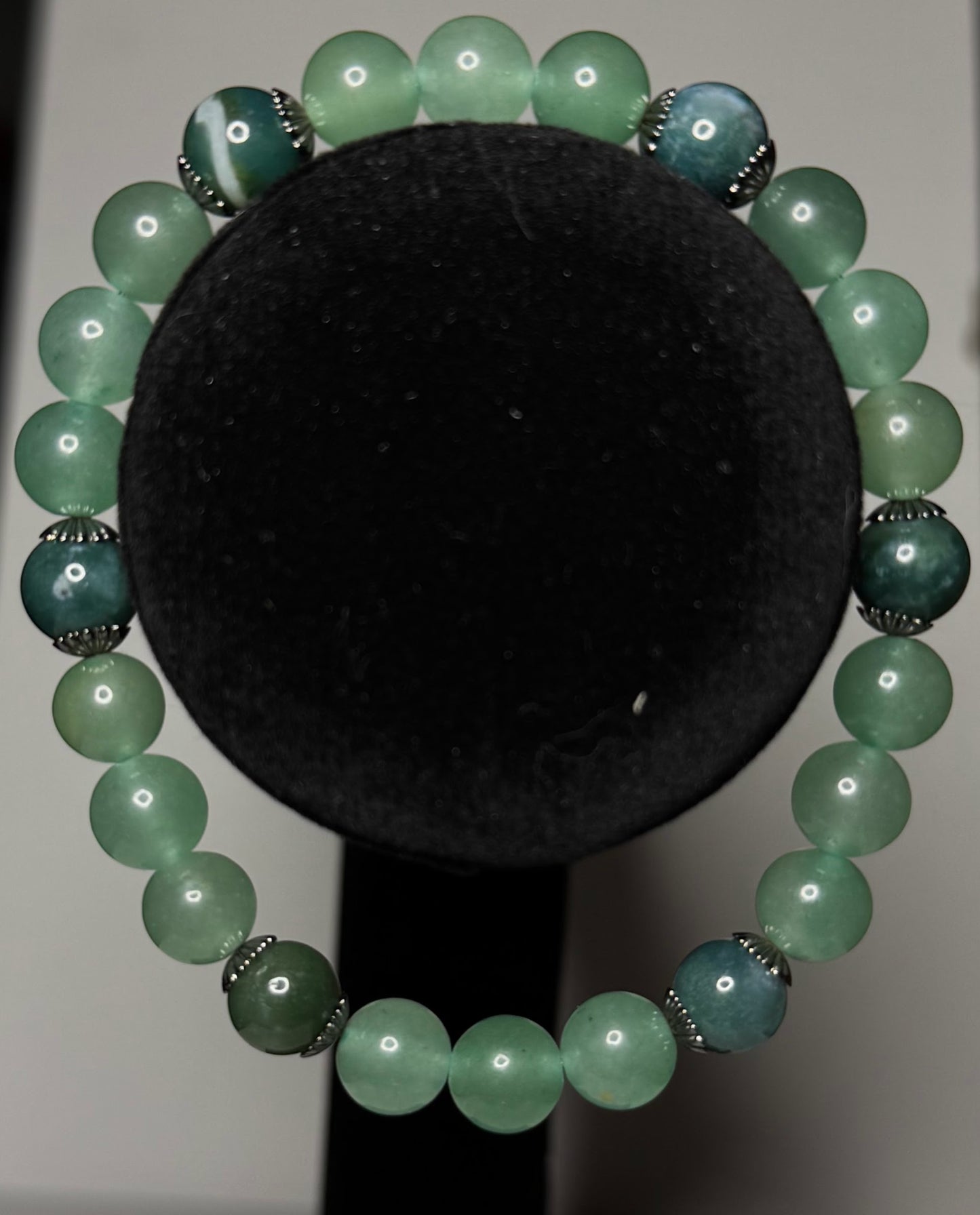 Silver Jade Bracelet