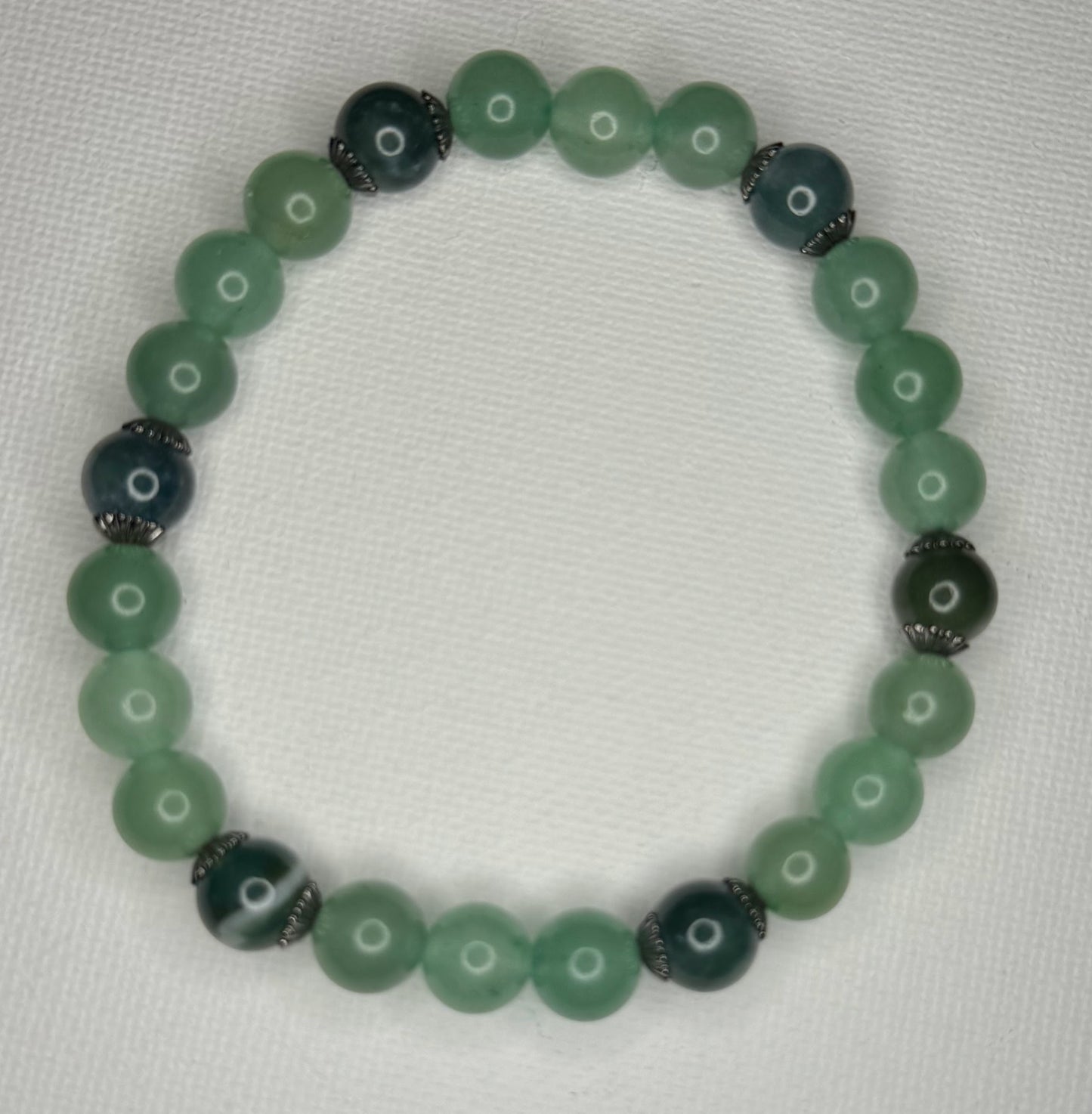 Silver Jade Bracelet