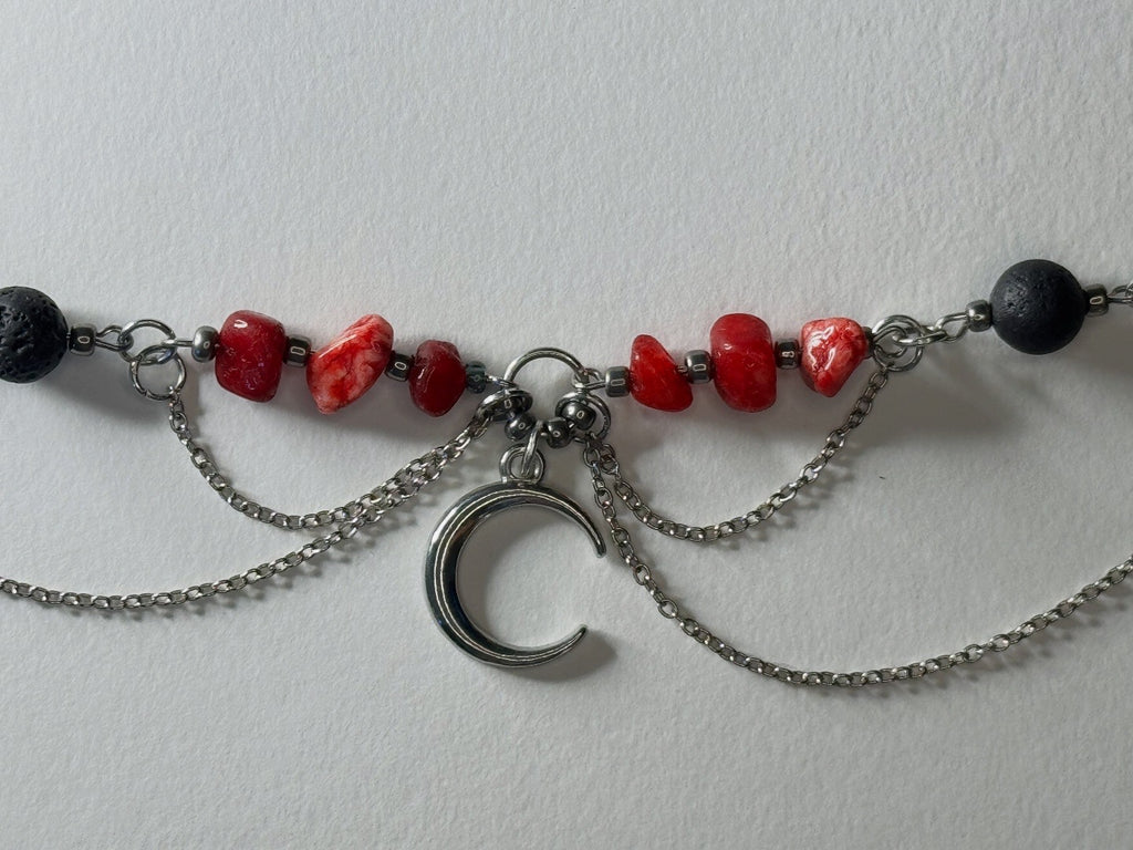 Red Moon Necklace