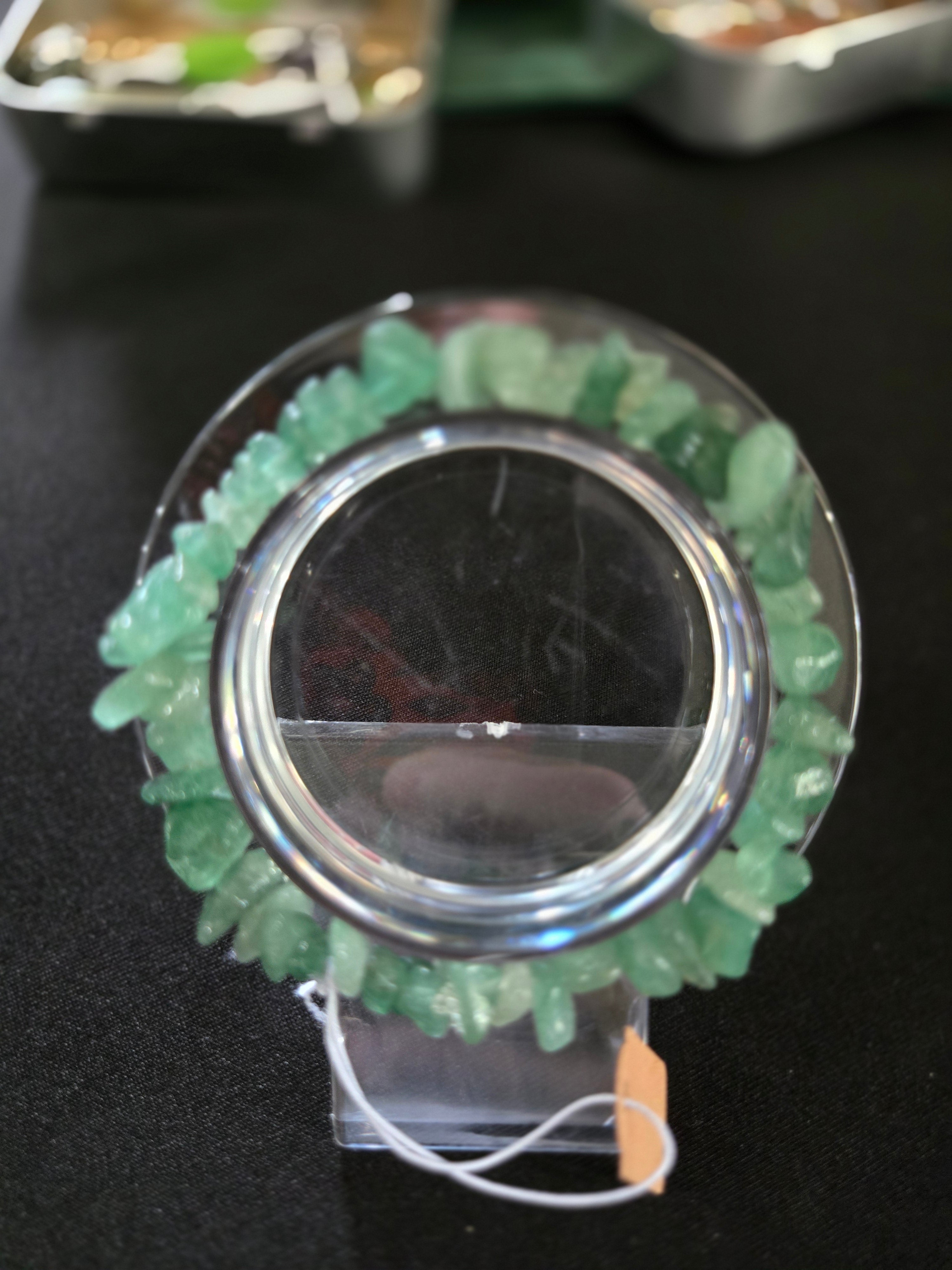 Green Aventurine Chip Stone Stretch Bracelet