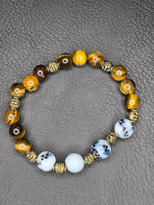 Desert Sky Tiger’s Eye Bracelet – Natural Gemstone Power & Protection