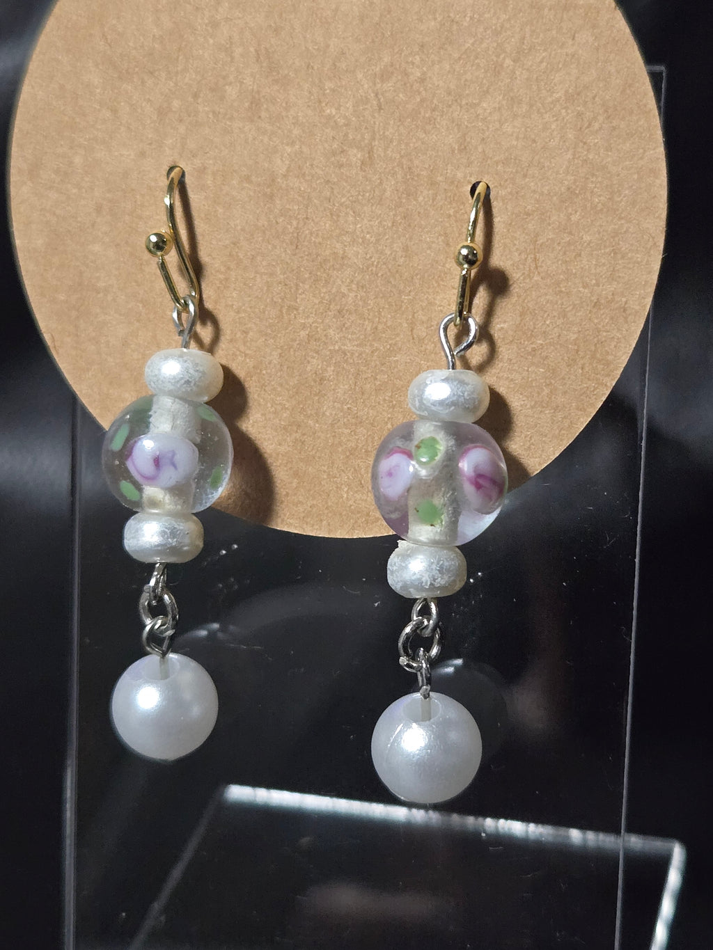 Glass Garden Drop Earrings