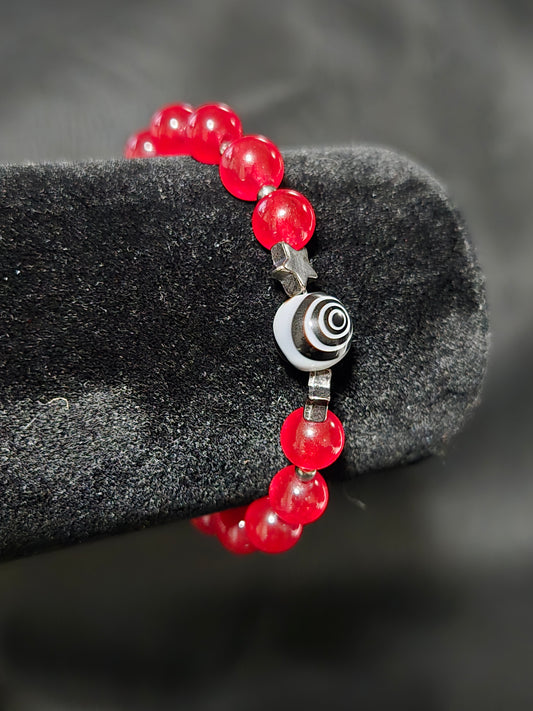 Scarlet Orbit Bracelet