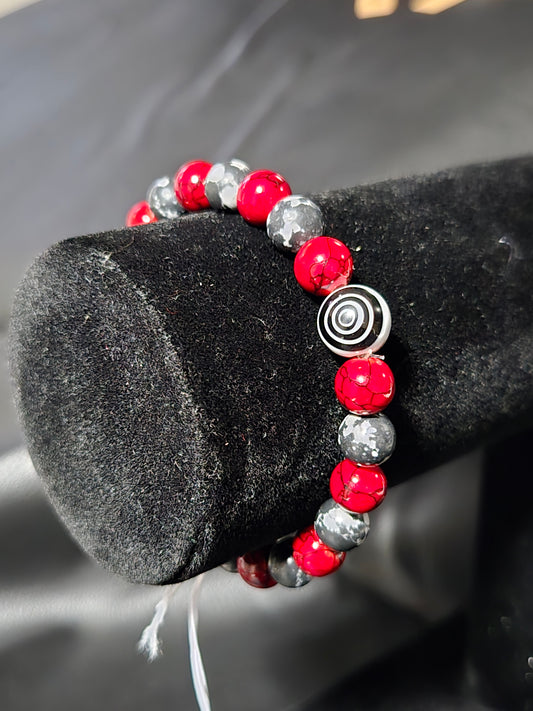 Obsidian Ember Bracelet