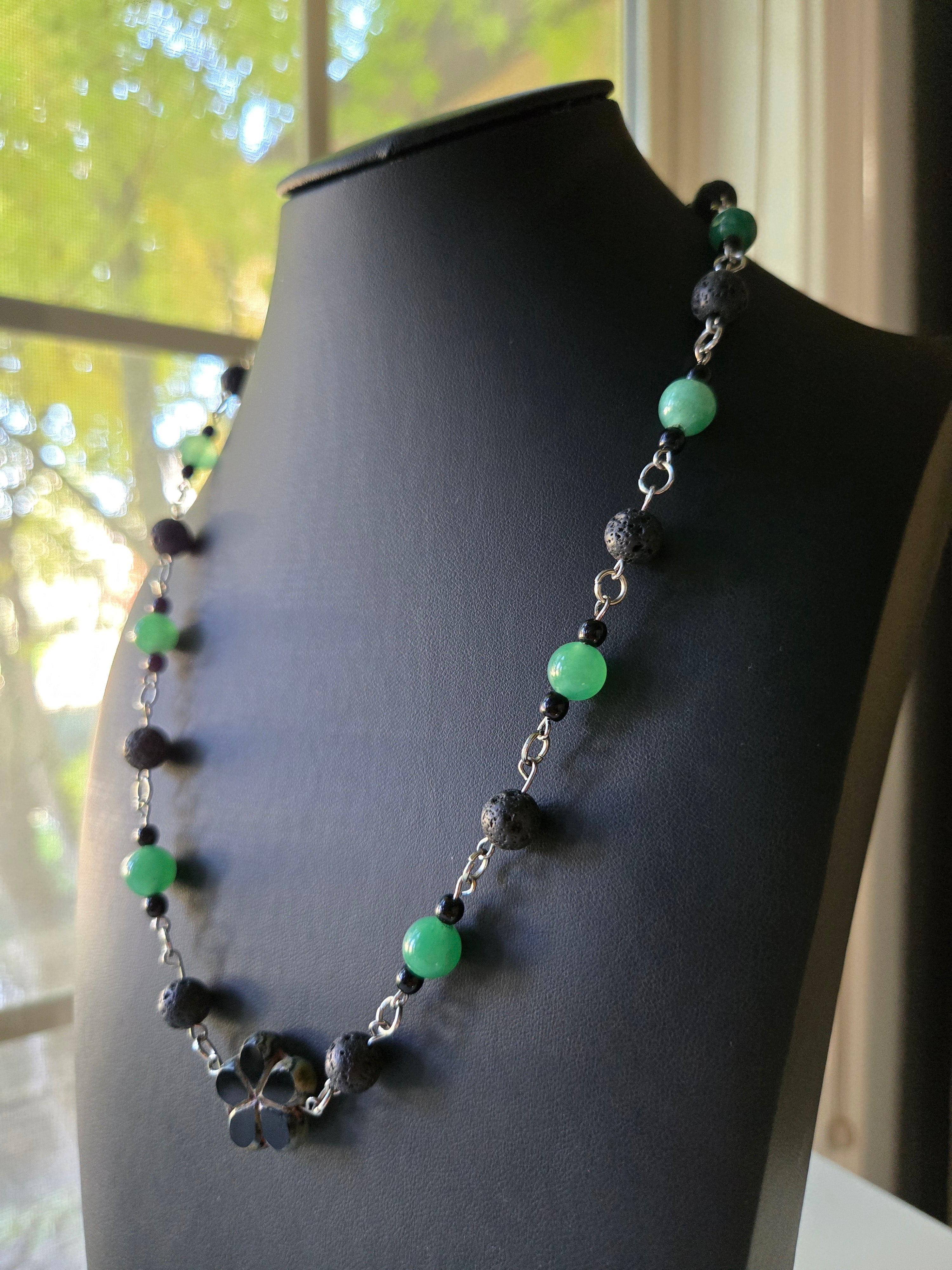 Verdant Eclipse Necklace