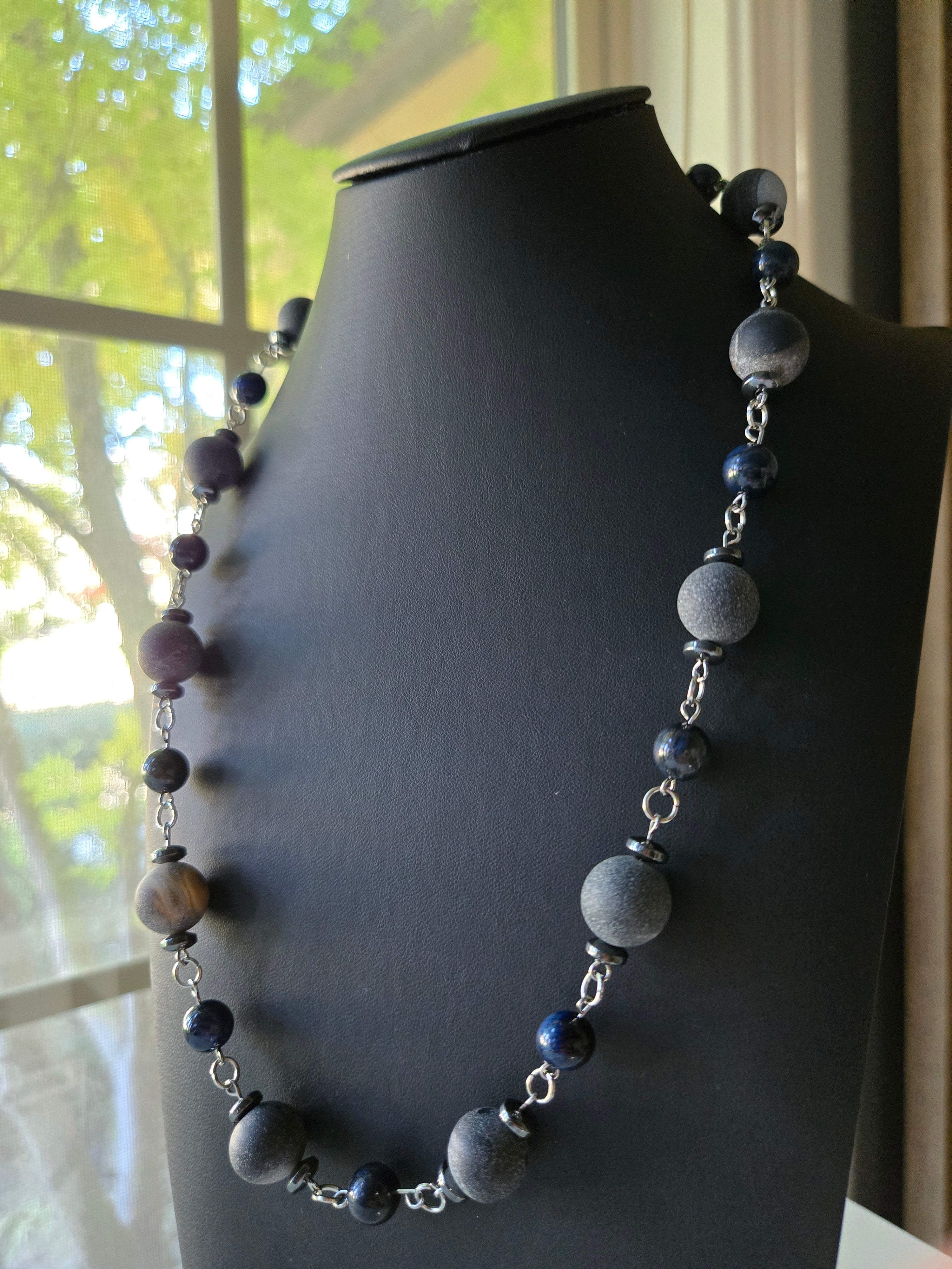 Midnight Orbit Necklace