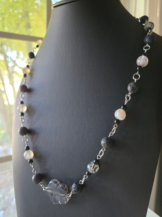 Ash Petal Necklace