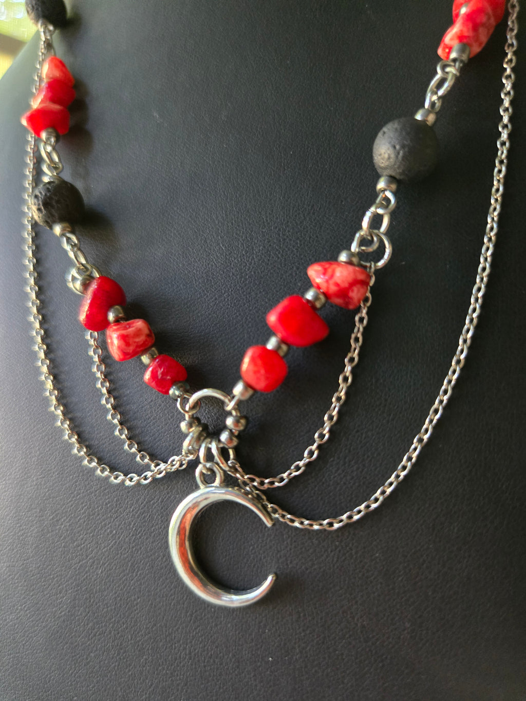 Red Moon Necklace