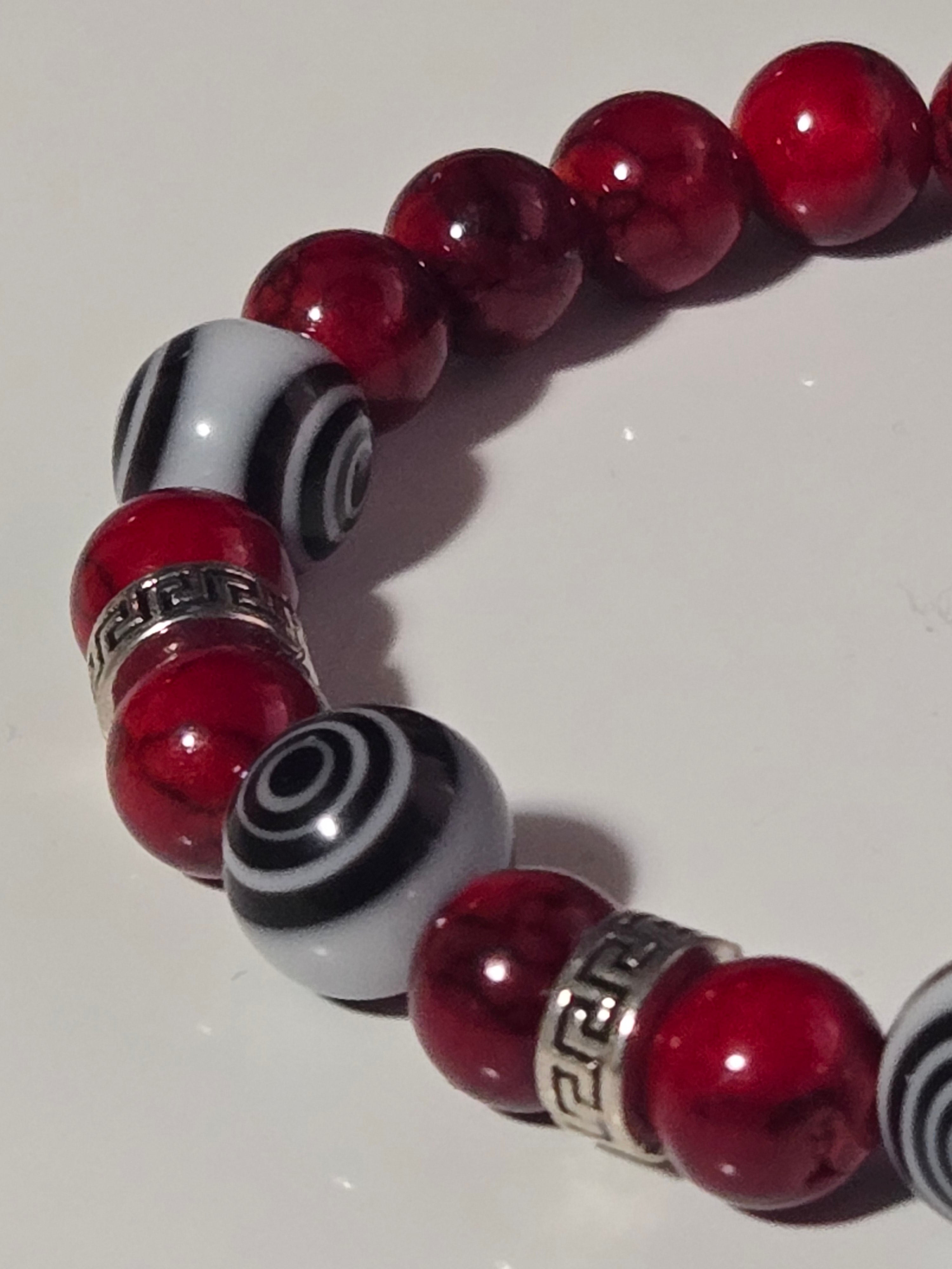 Crimson Labyrinth Bracelet