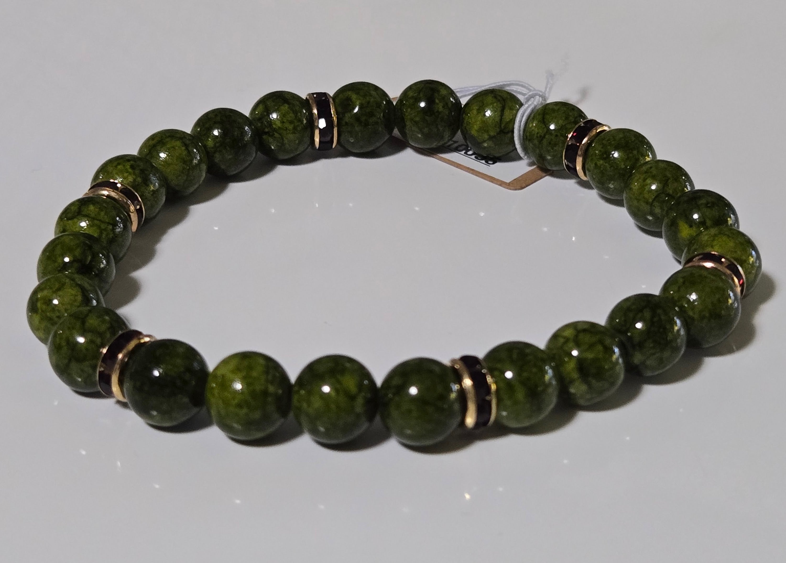Mosslight Gemstone Bracelet