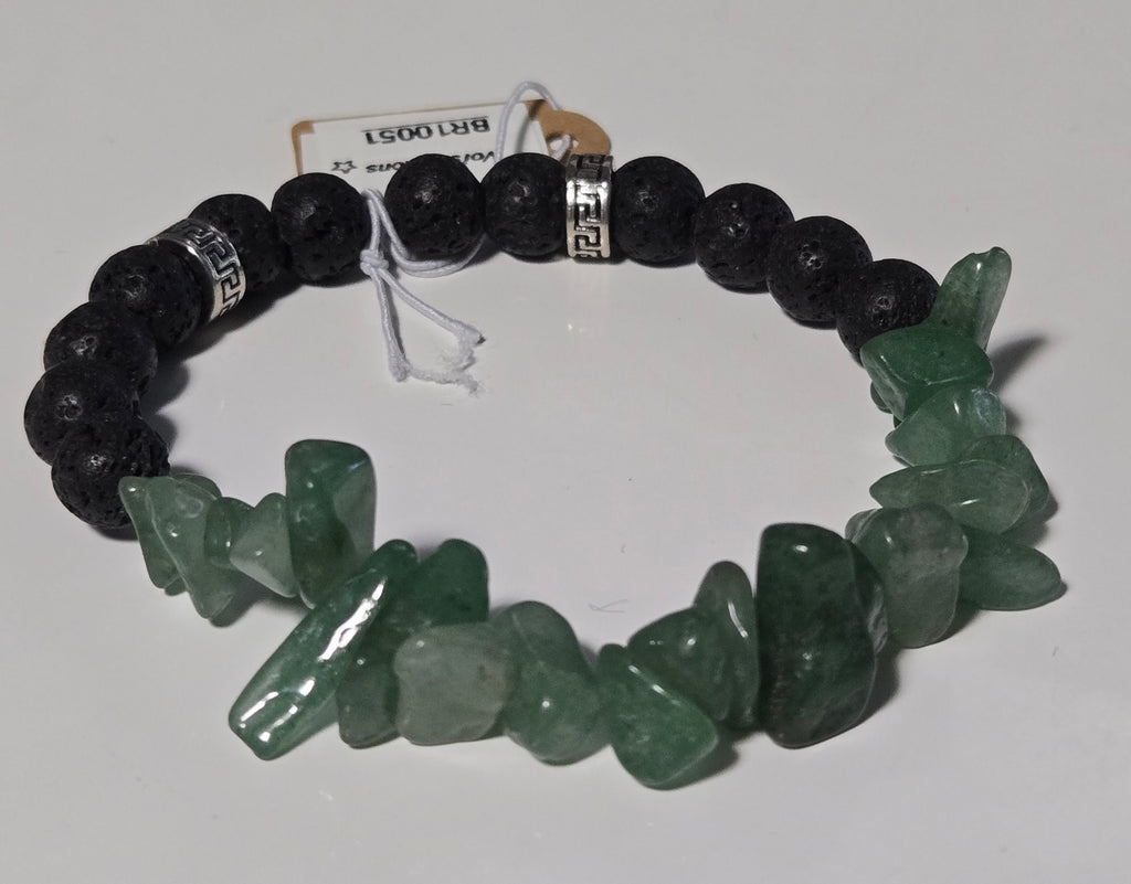 Forest Ember Gemstone Bracelet