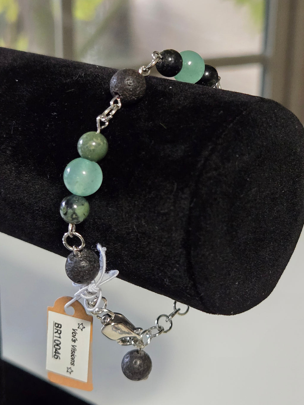 Emerald Flame Gemstone Bracelet