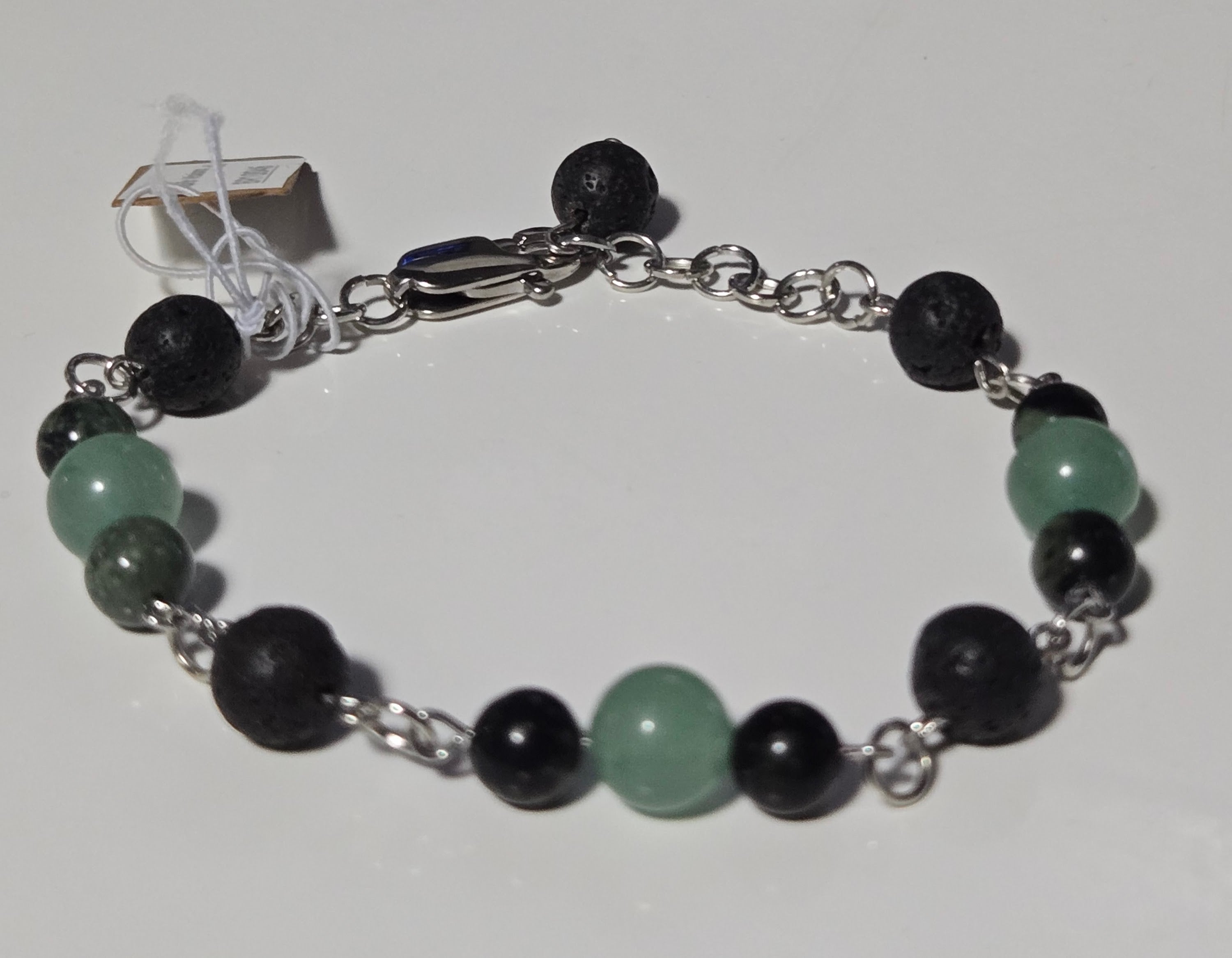 Emerald Flame Gemstone Bracelet