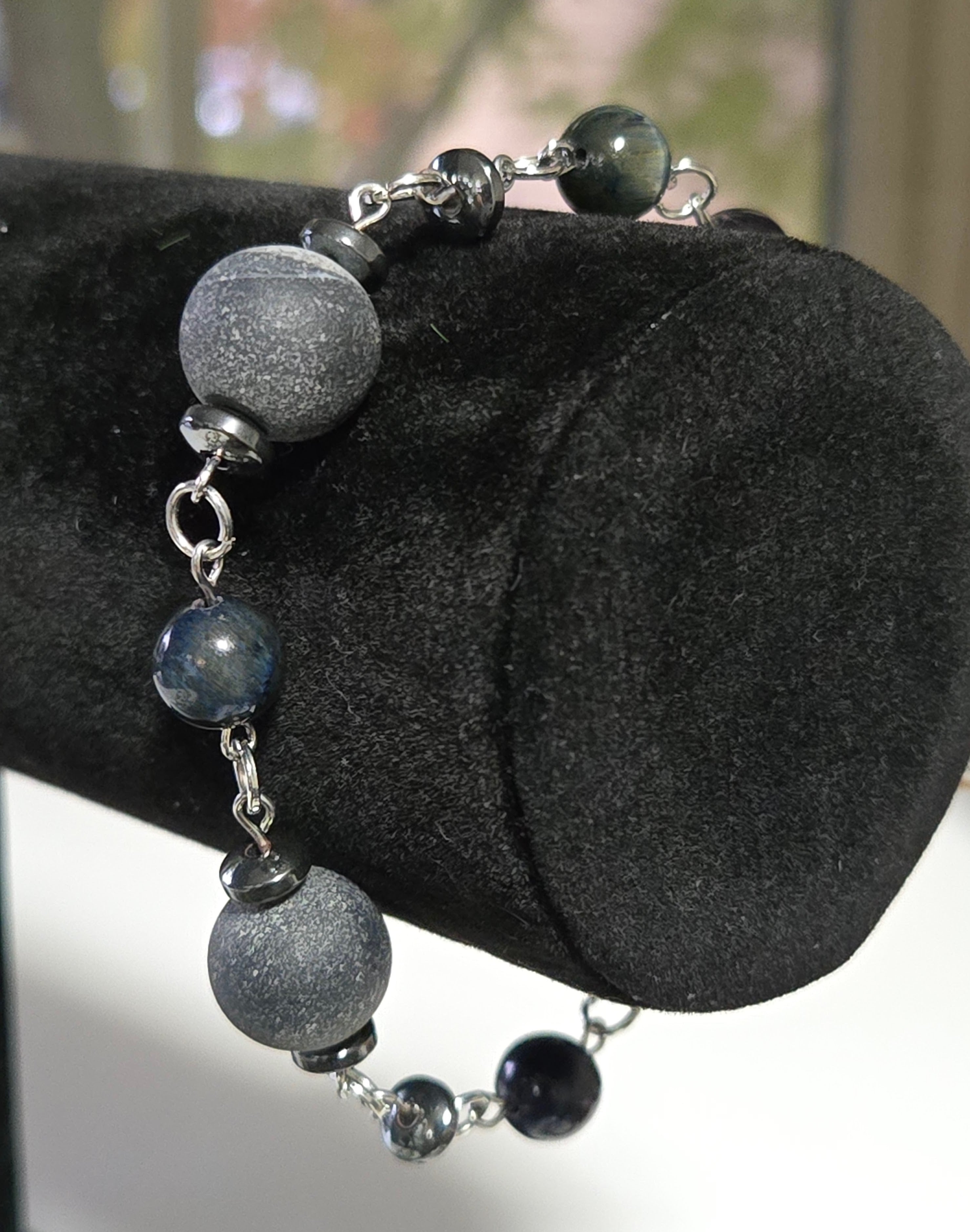 Celestial Eclipse Gemstone Bracelet