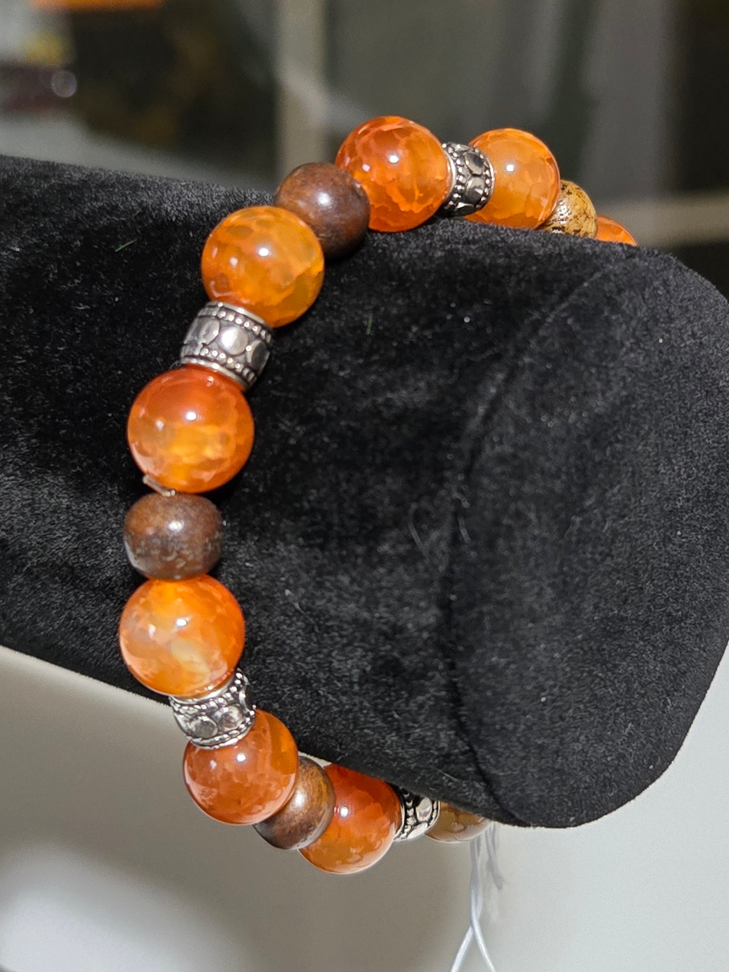 Emberstone Agate Bracelet