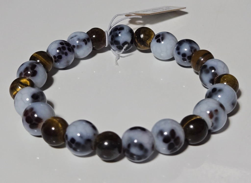 Frosted Earth Moonstone Bracelet