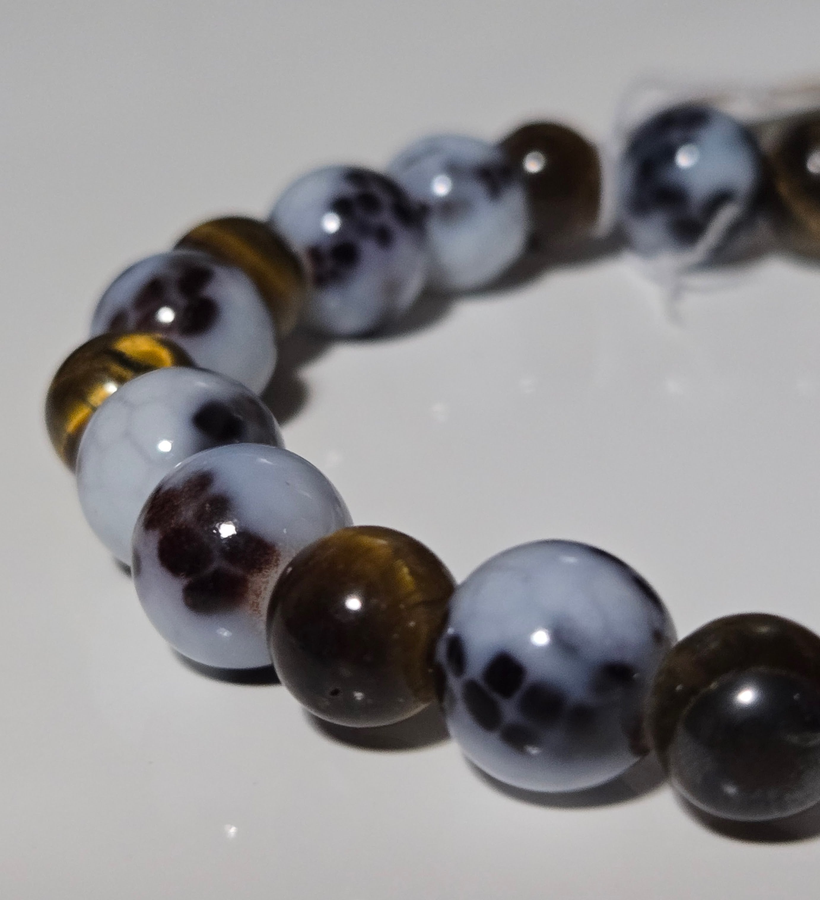 Frosted Earth Moonstone Bracelet