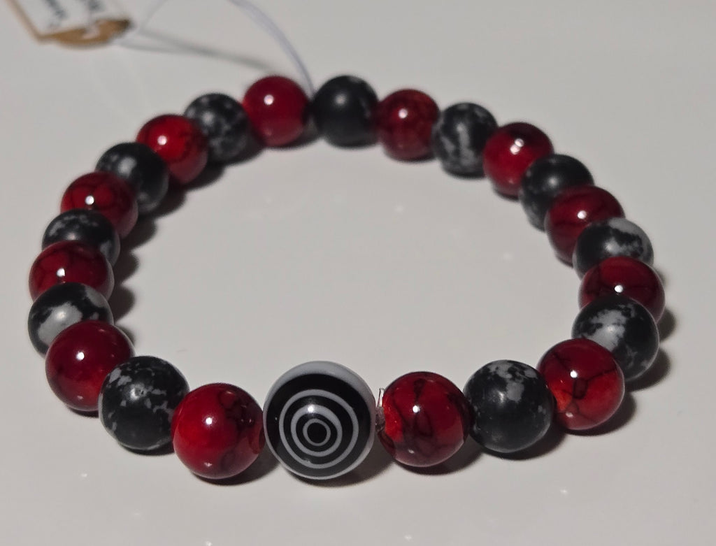 Obsidian Ember Bracelet