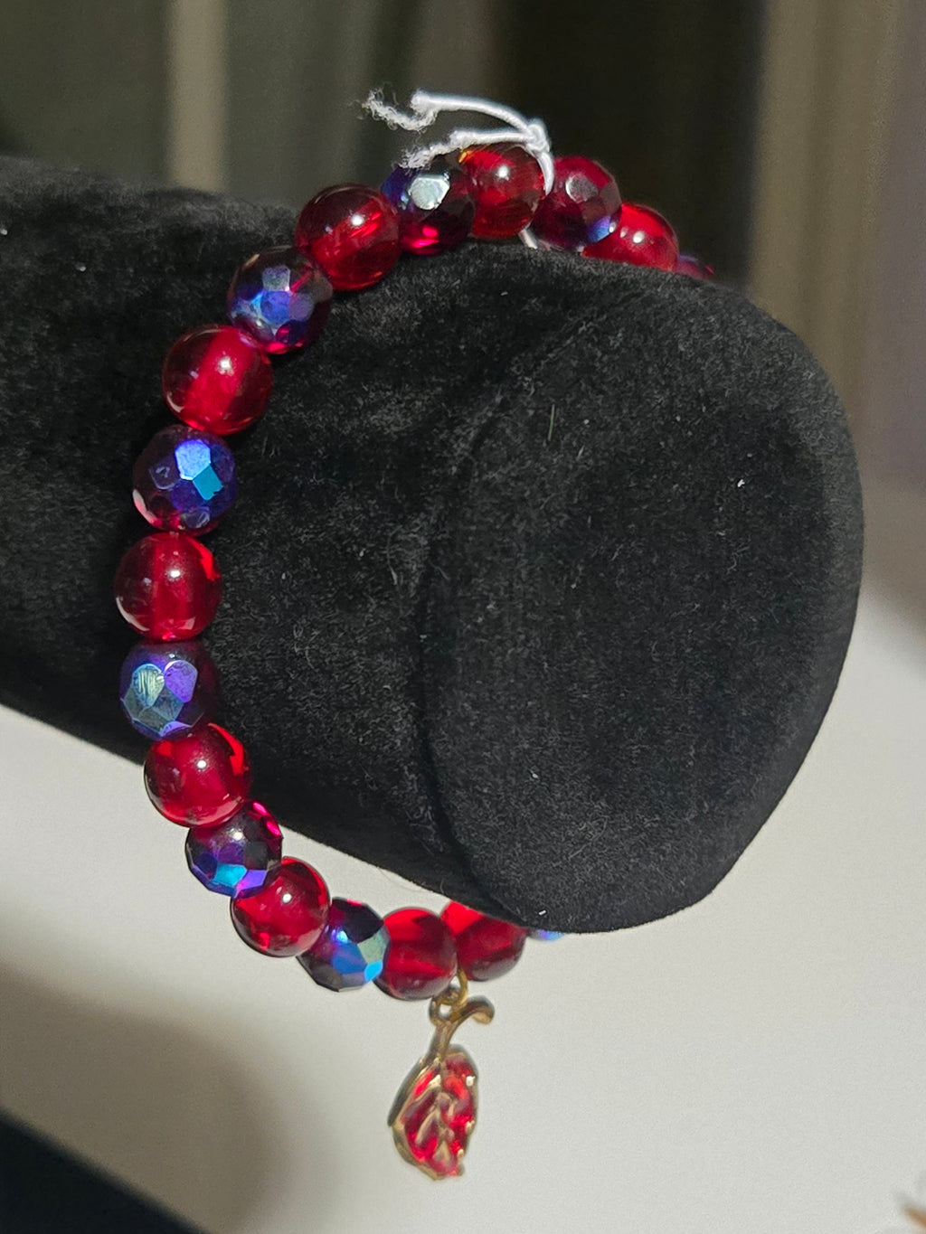 Crimson Bloom Bracelet