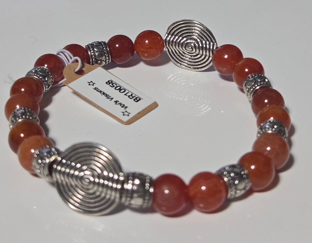 Ember Spiral Bracelet