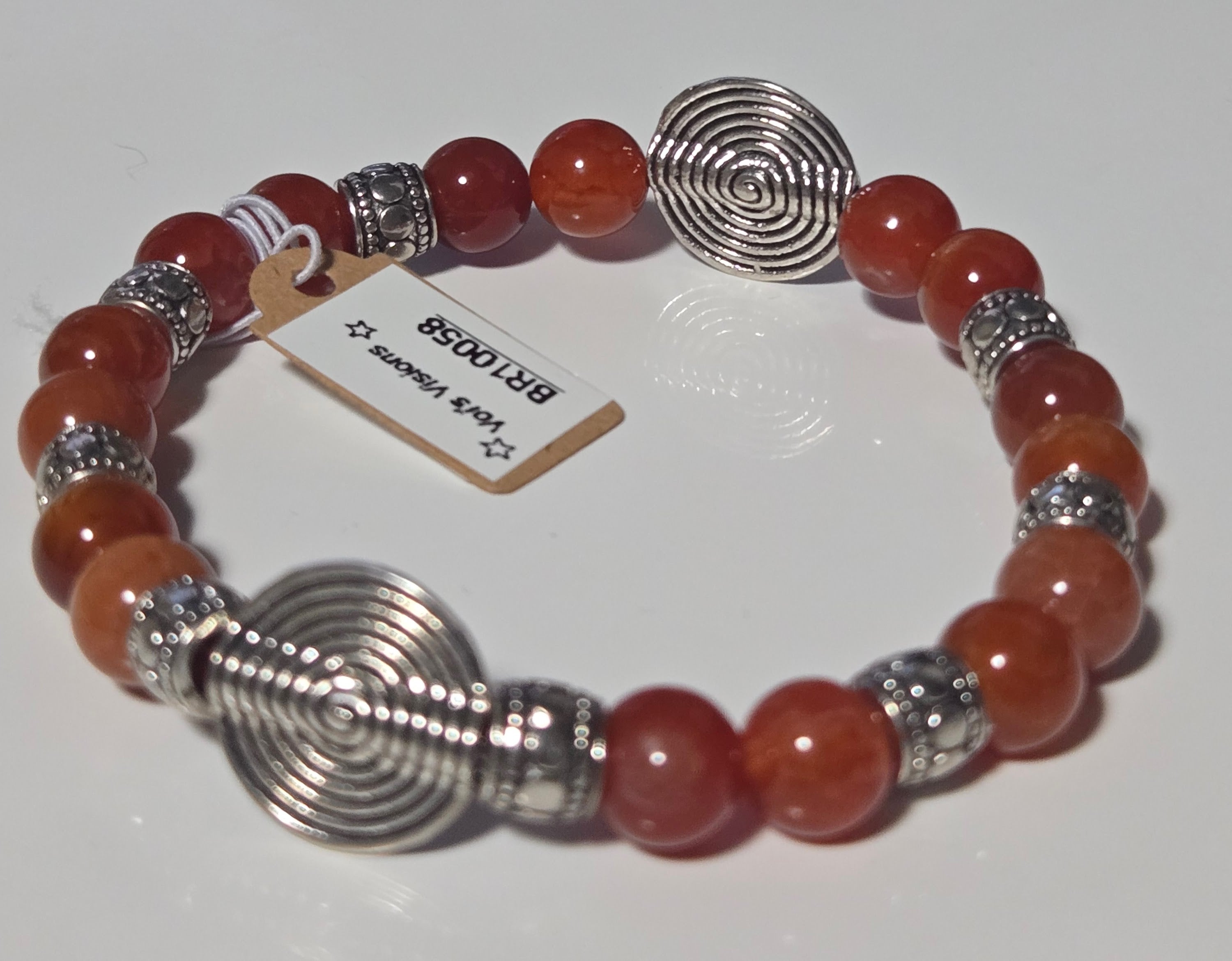 Ember Spiral Bracelet