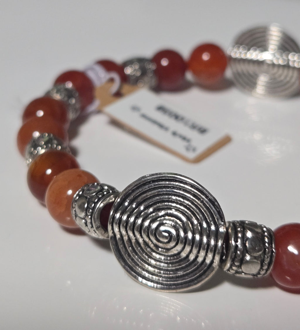 Ember Spiral Bracelet