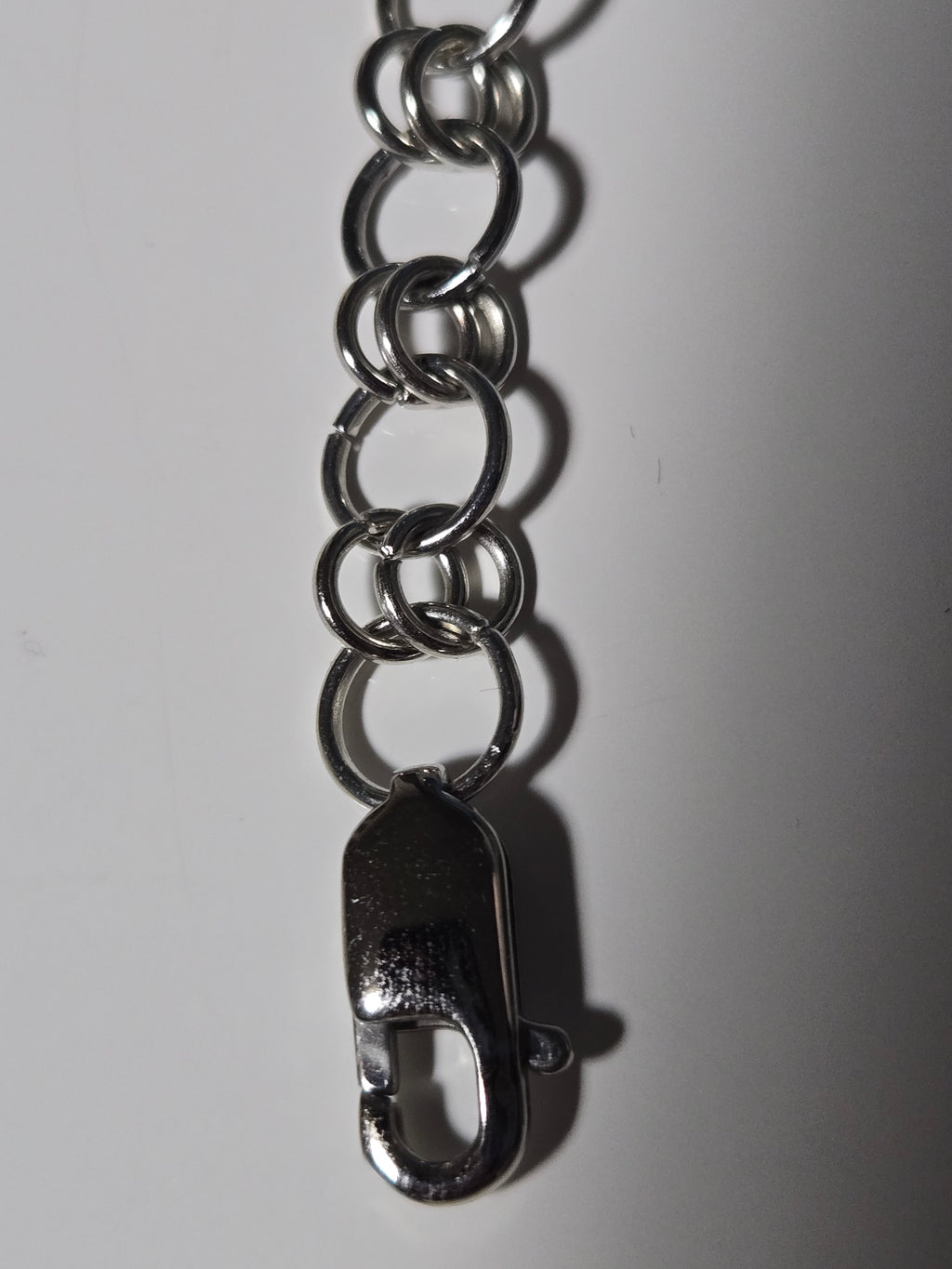 Handcrafted Silver-Tone Chainmail Bracelet