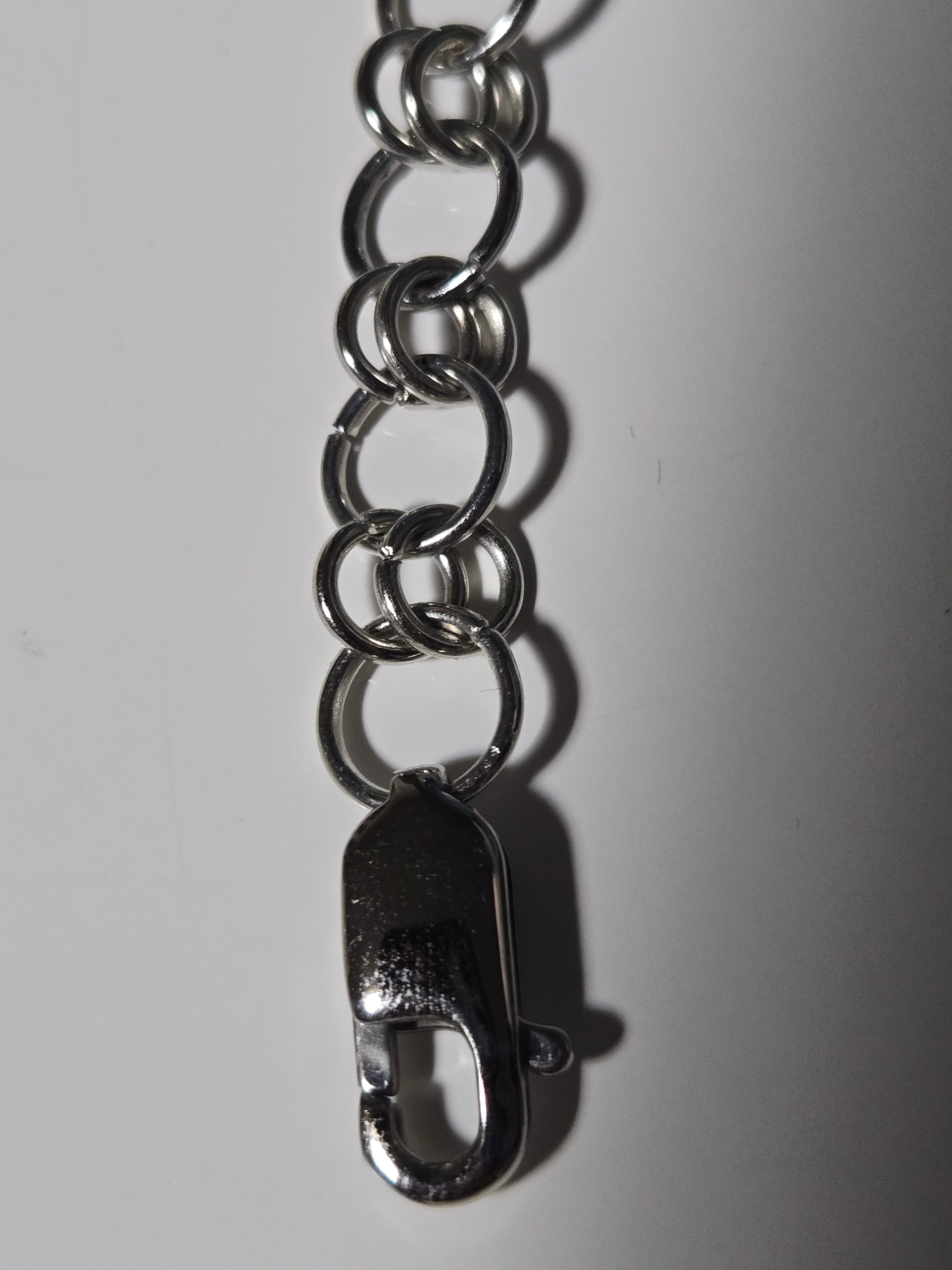 Handcrafted Silver-Tone Chainmail Bracelet