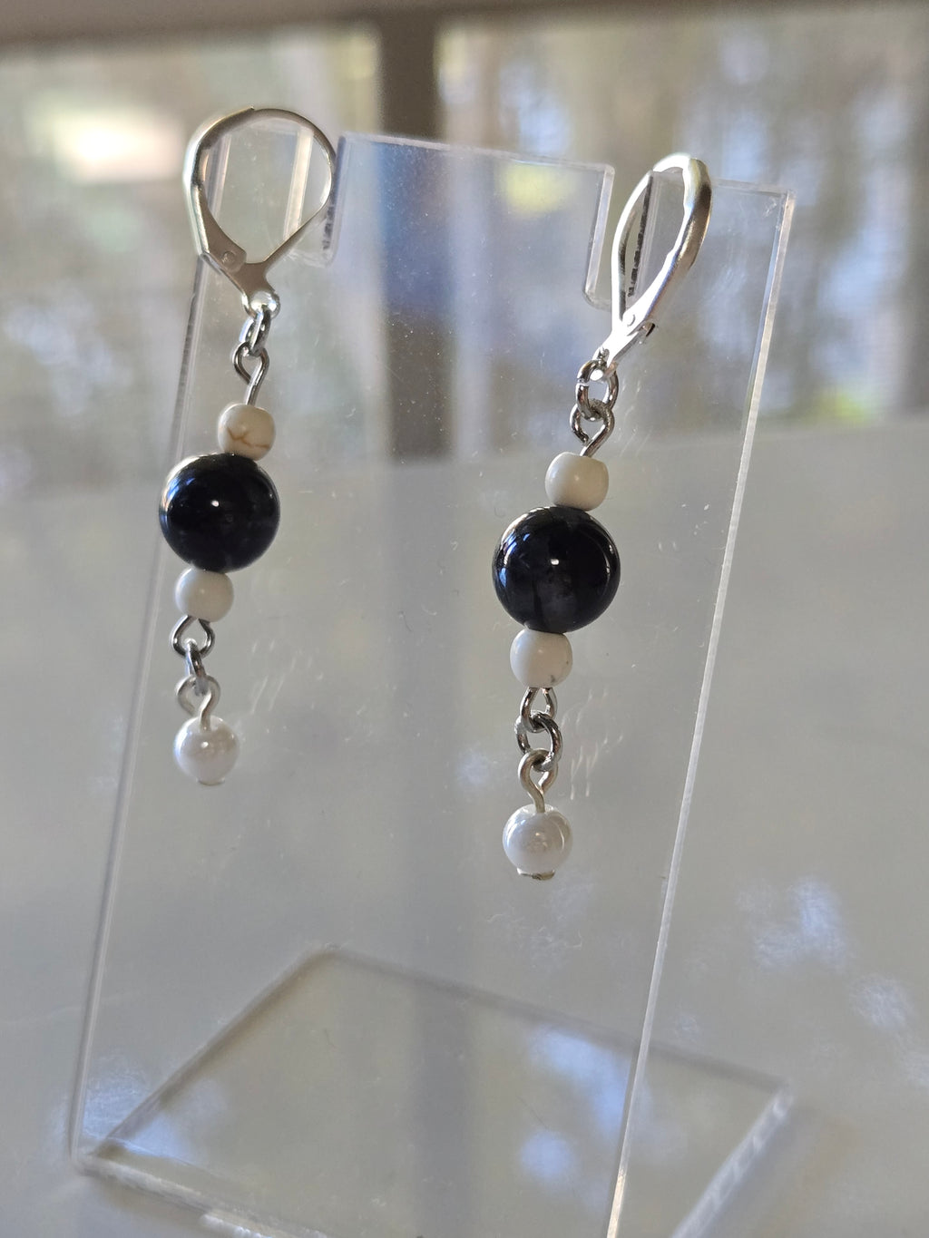 Midnight & Ivory Earrings