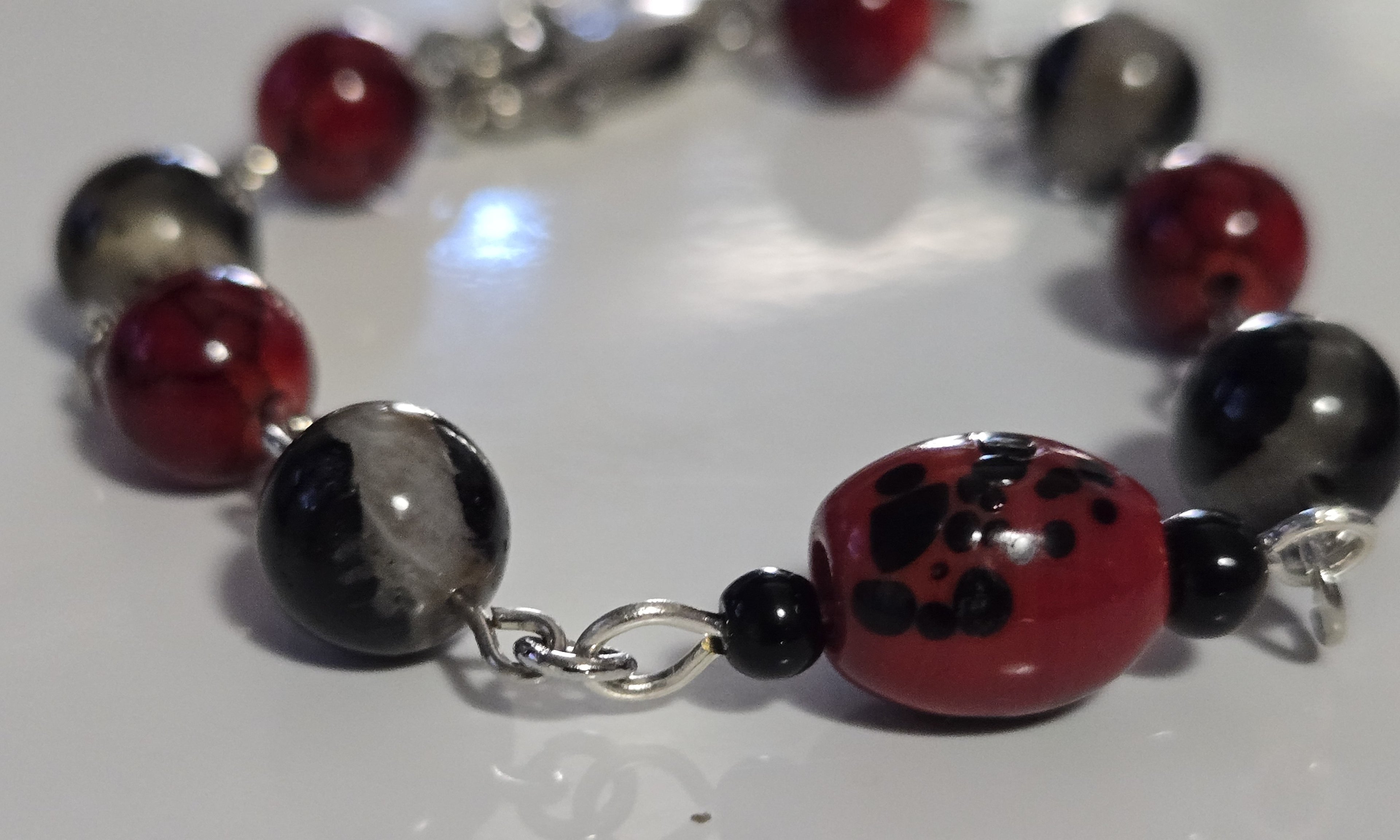 Crimson Eclipse Bracelet