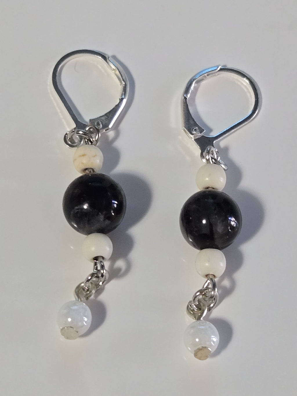 Midnight & Ivory Earrings