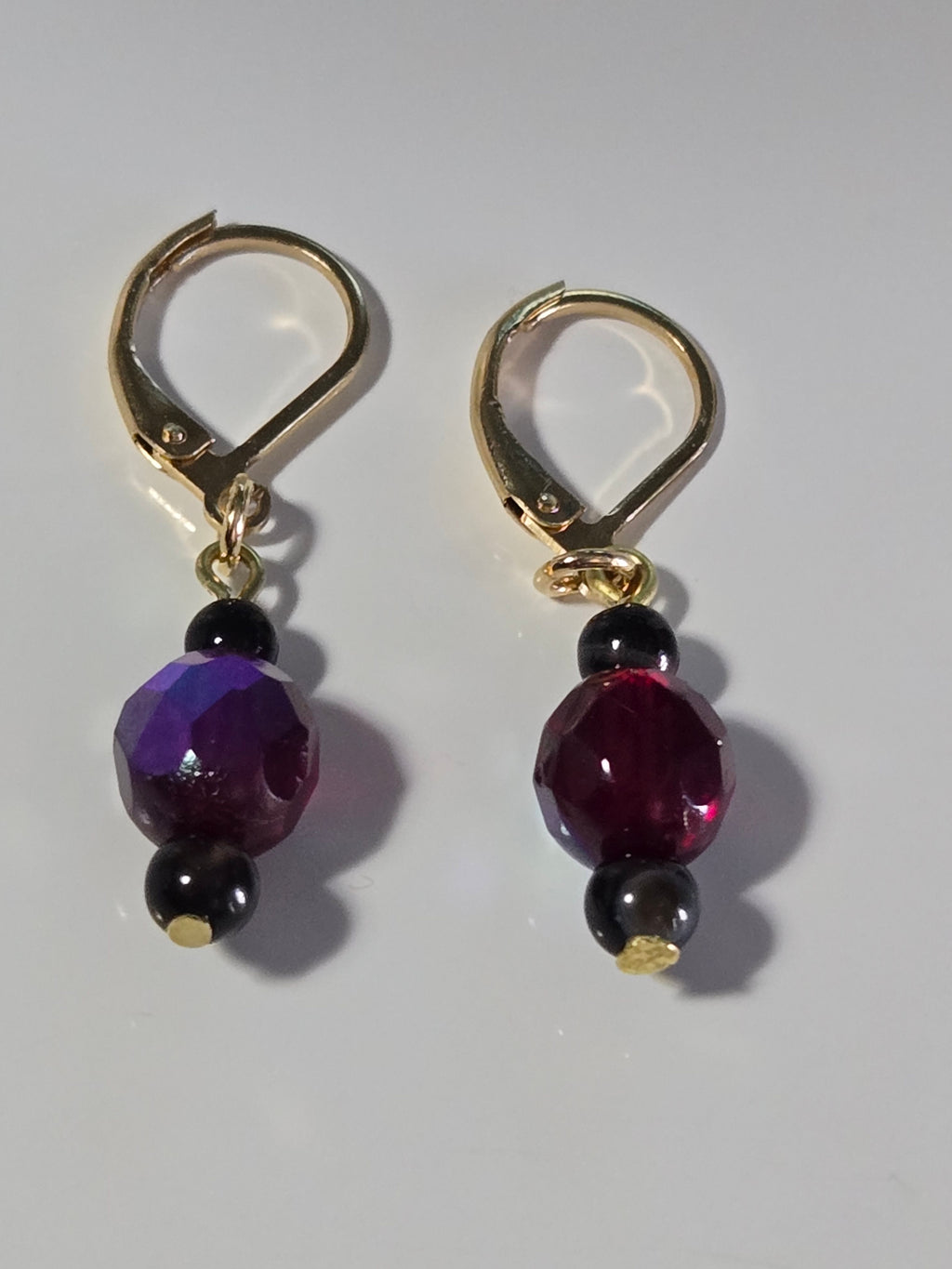 Crimson Prism Earrings