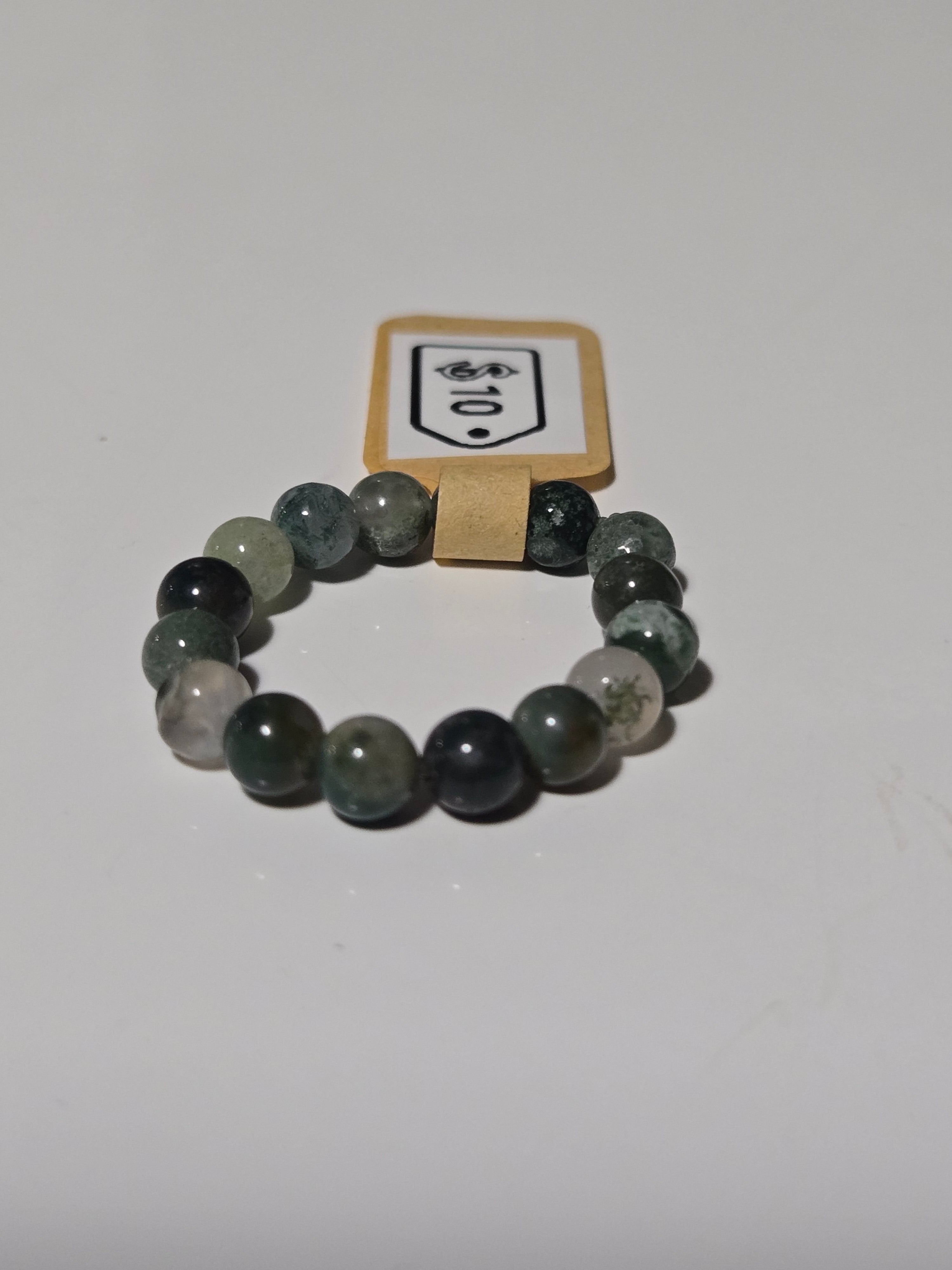 🌿 Moss Agate Ring