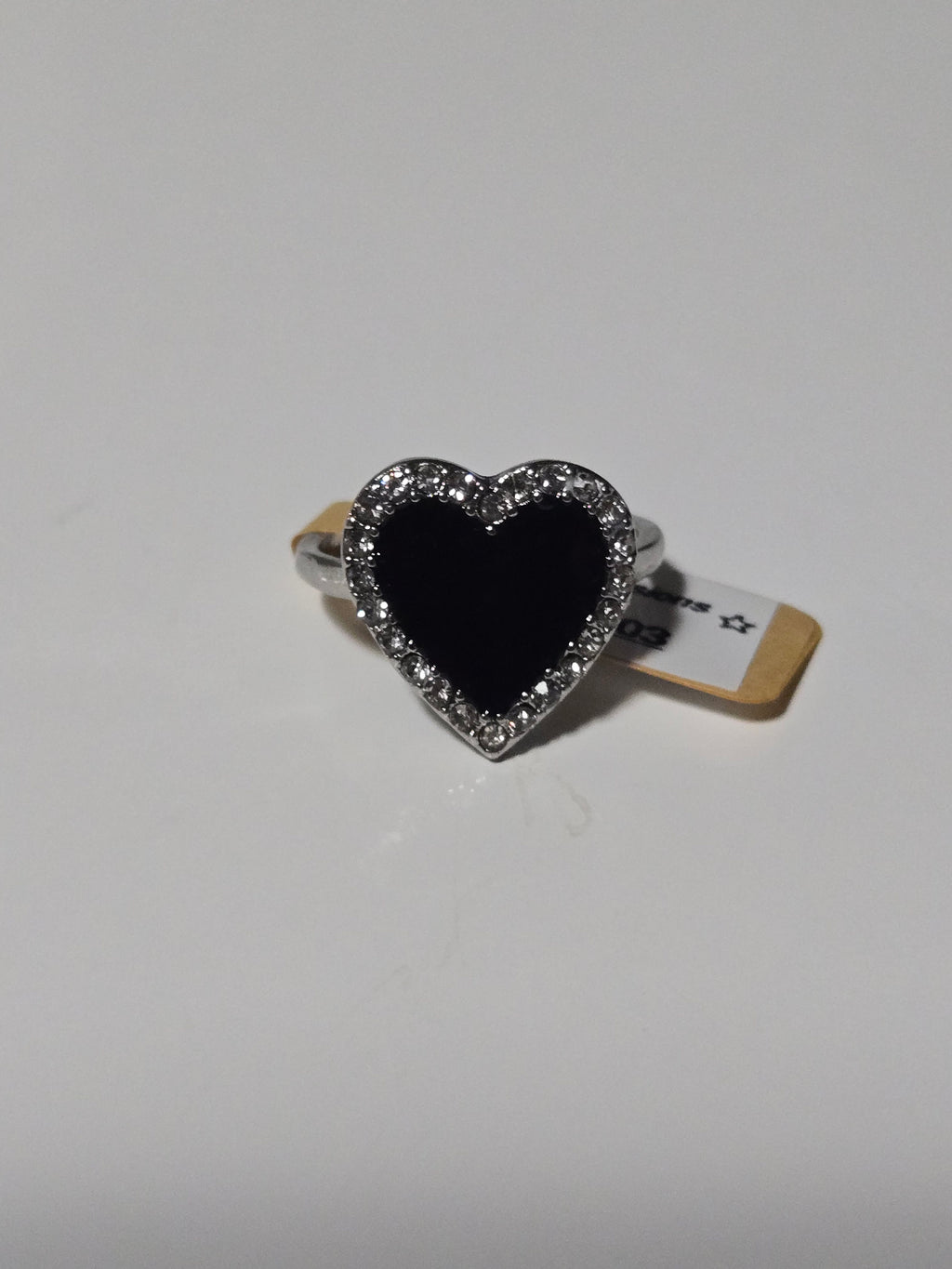 🖤 Midnight Heart Ring