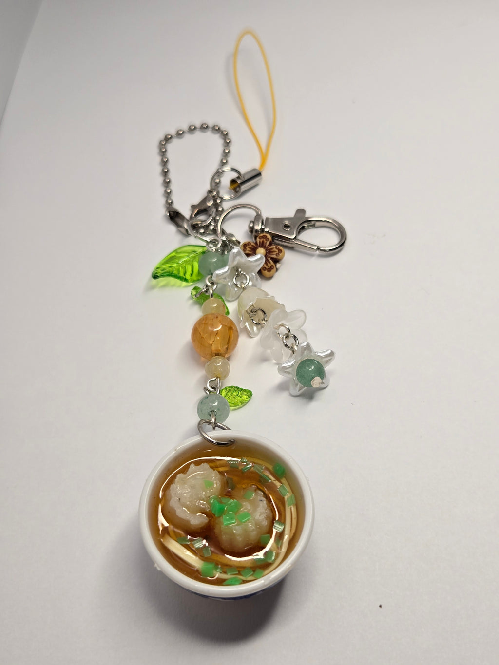Pho Bowl Mini Charm Keychain