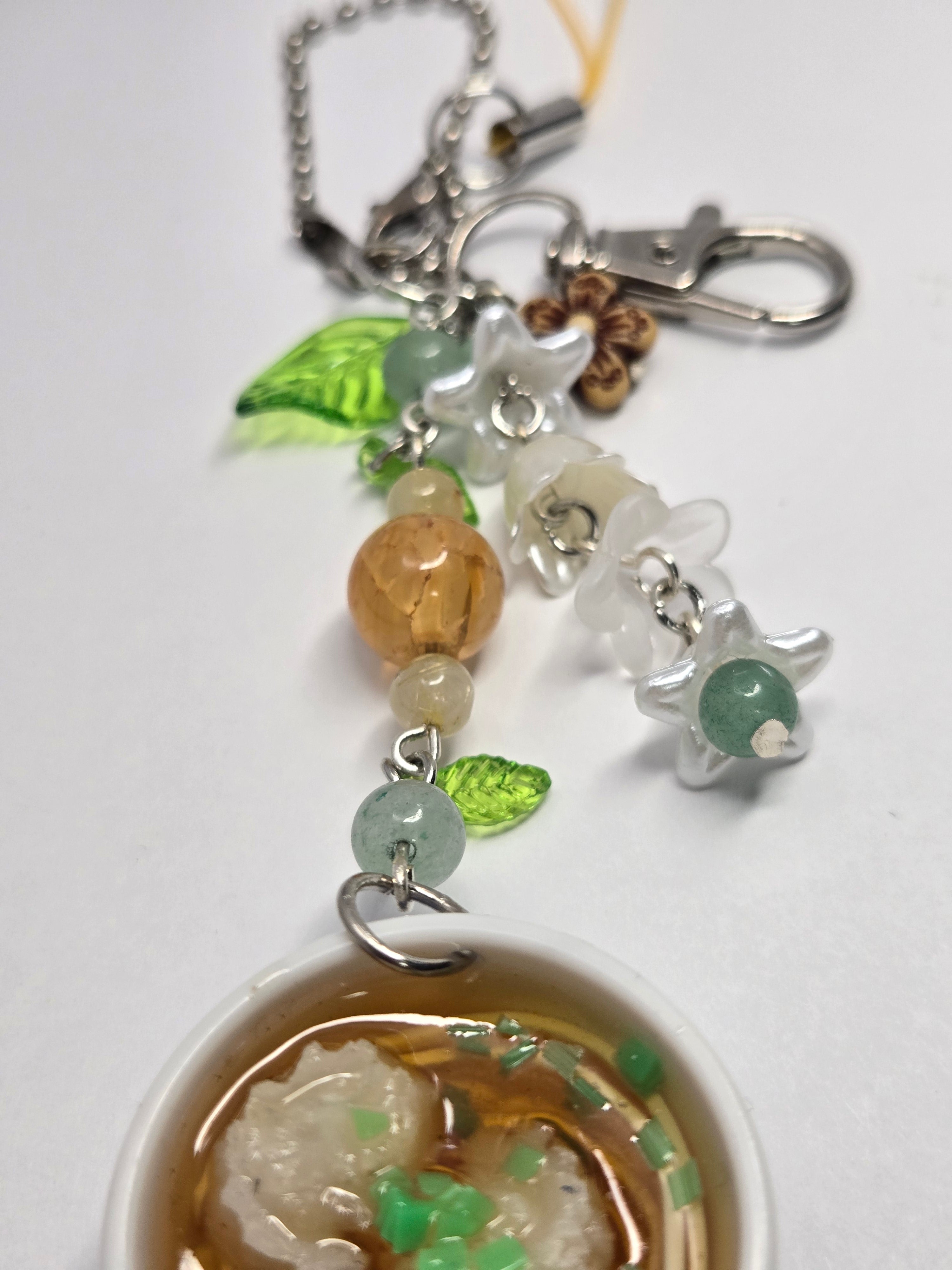 Pho Bowl Mini Charm Keychain