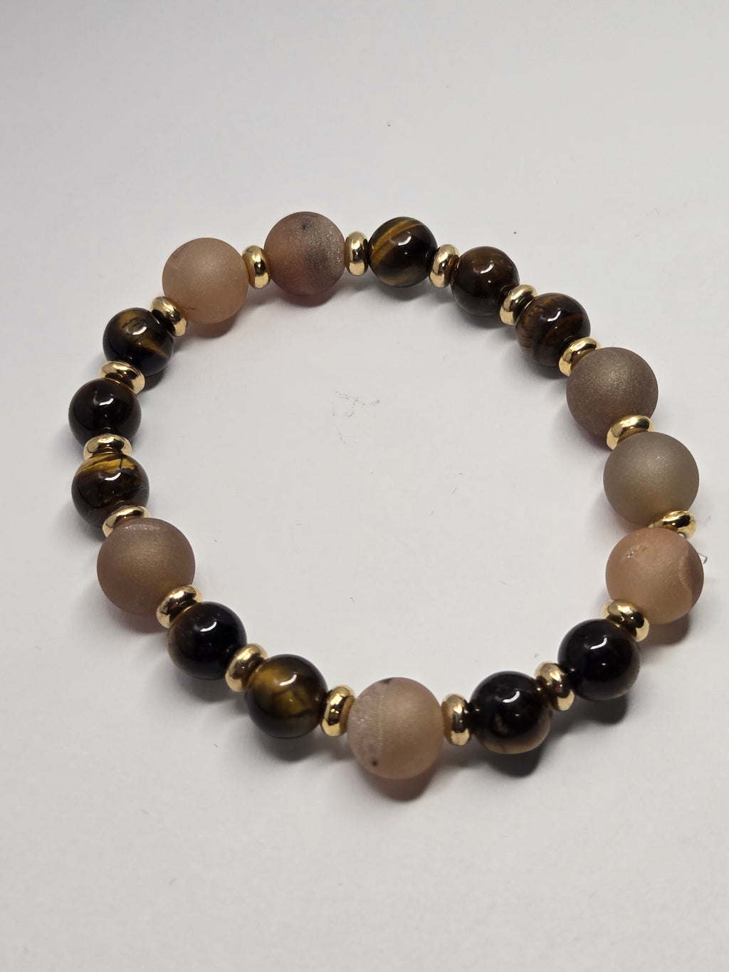 Desert Glow + Tiger Eye Bracelet