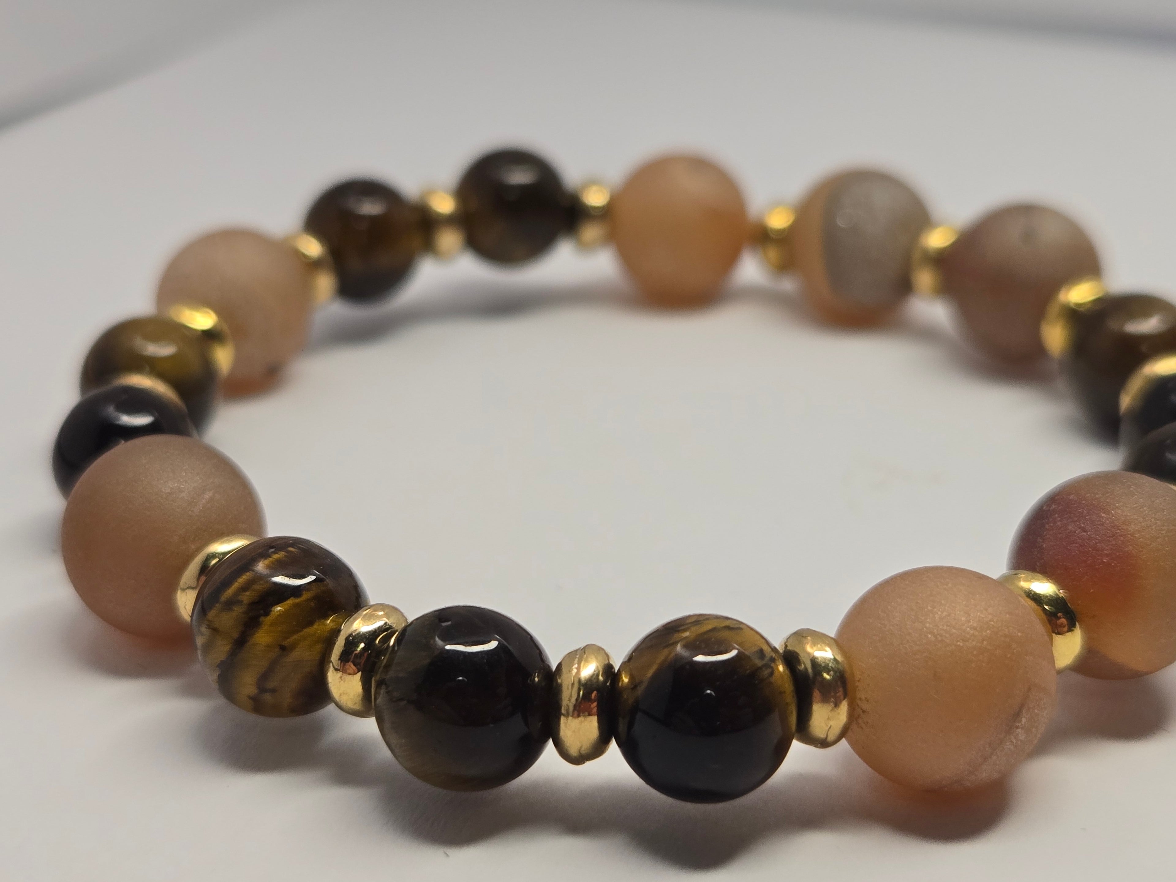 Desert Glow + Tiger Eye Bracelet
