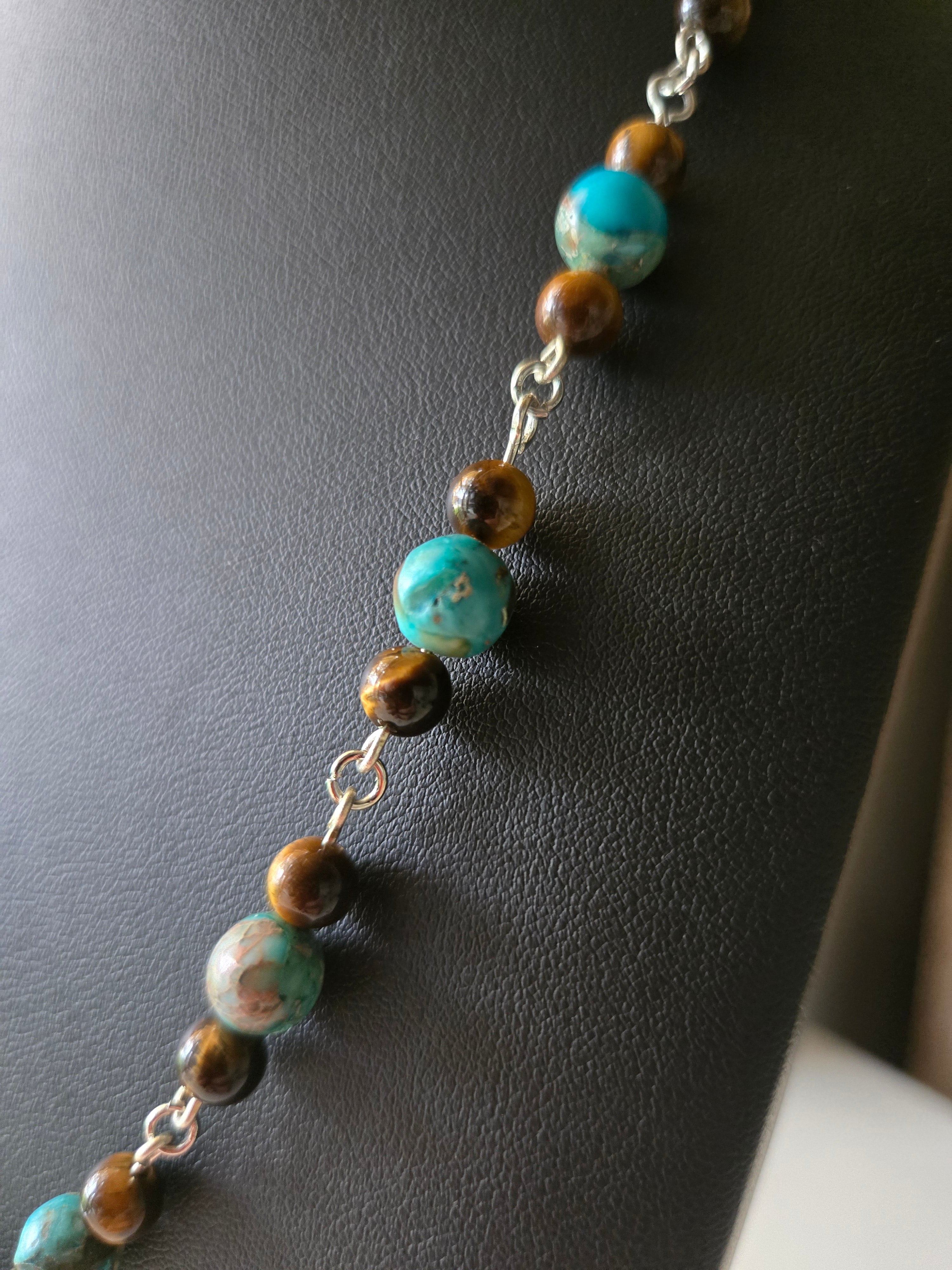 Sierra Earth + Sky Necklace Silver Chain