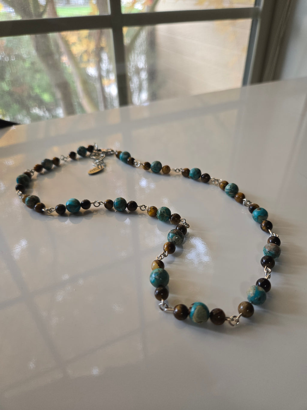 Sierra Earth + Sky Necklace Silver Chain