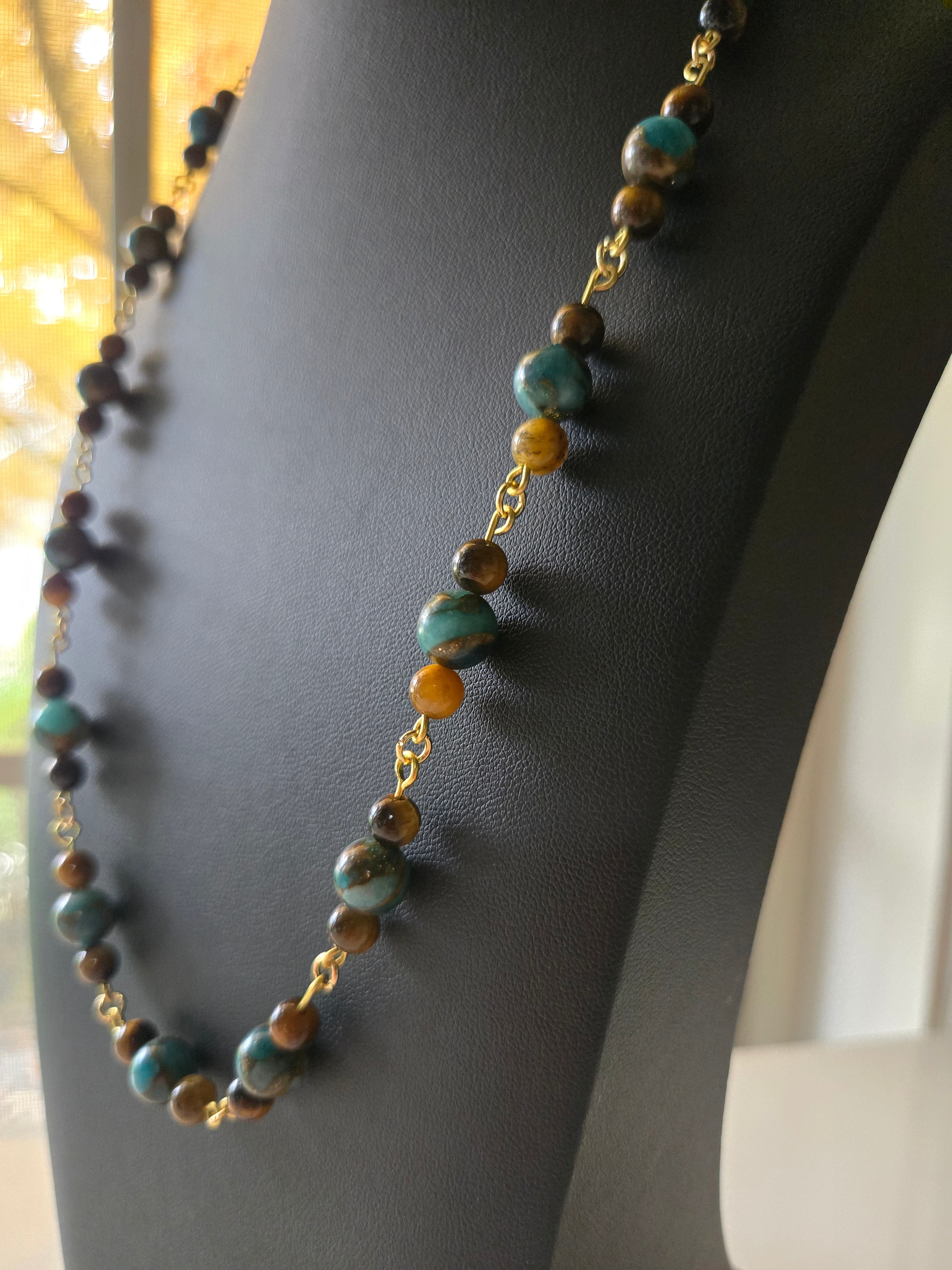 Sierra Earth + Sky Necklace Gold Chain