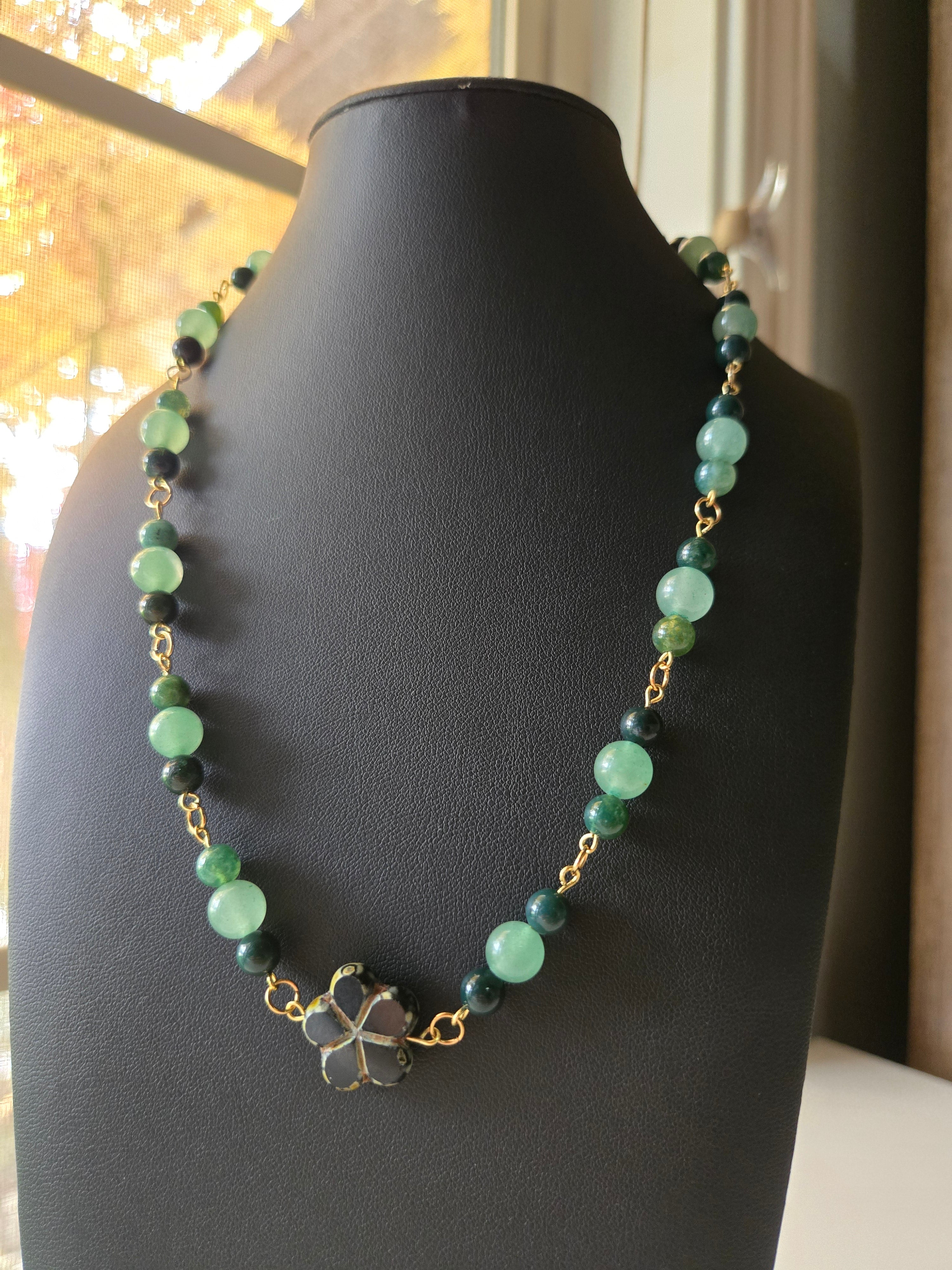 Emerald Luck Jade Necklace