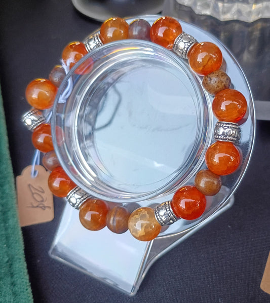 Emberstone Agate Bracelet