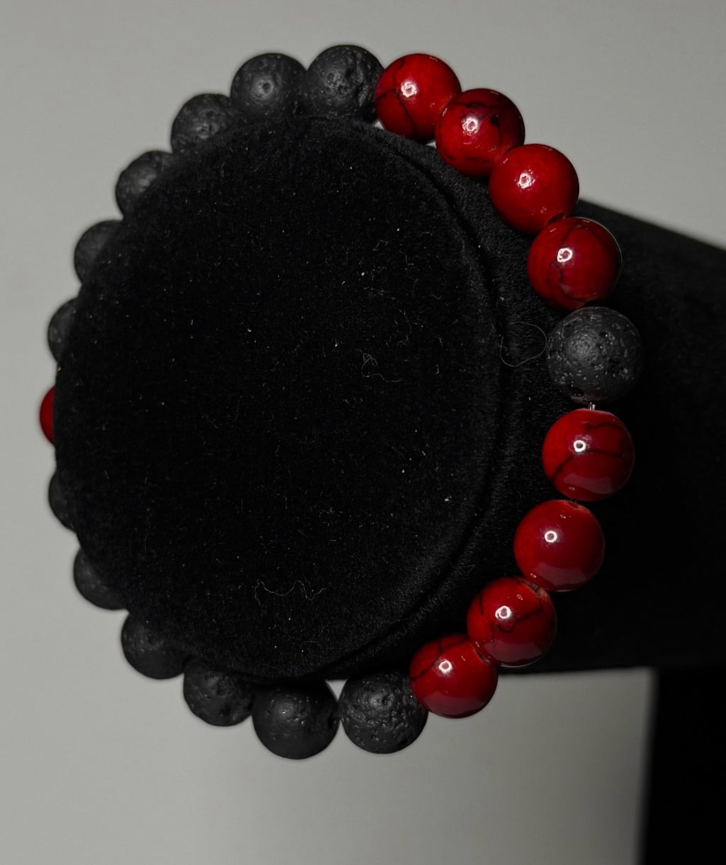 ilomilo (ilo) Red All Natural Stone Billie Eilish Bracelet